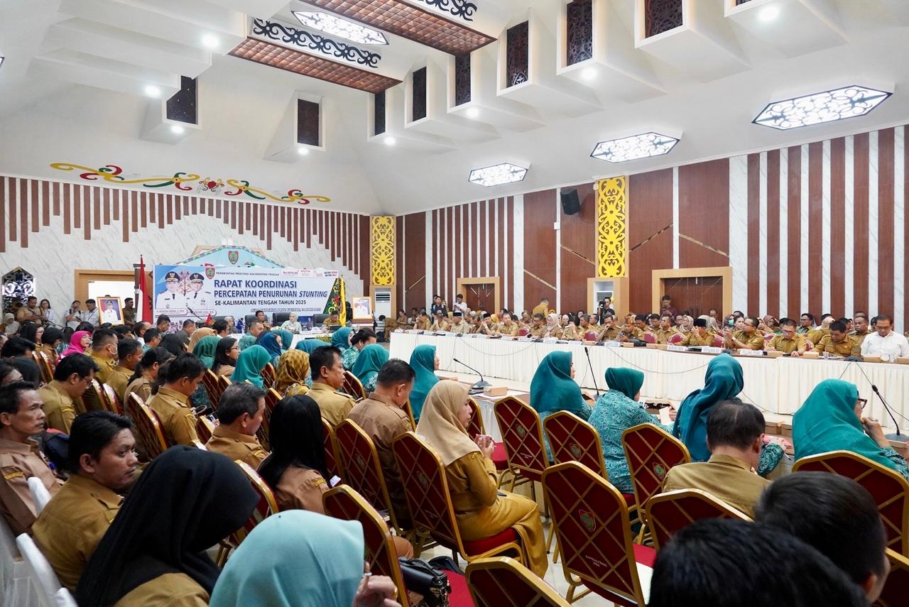Wagub Kalteng Edy Pratowo Buka Rakor Percepatan Penurunan Stunting se-Kalteng