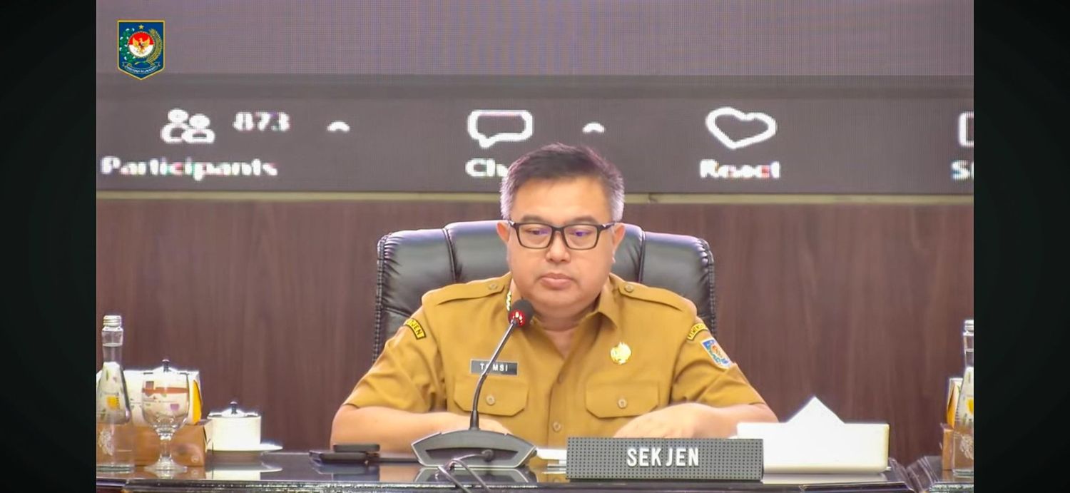 Tekan Inflasi 2026, Pemprov Kalteng Ikuti Rakor Strategis dan Evaluasi Program 3 Juta Rumah