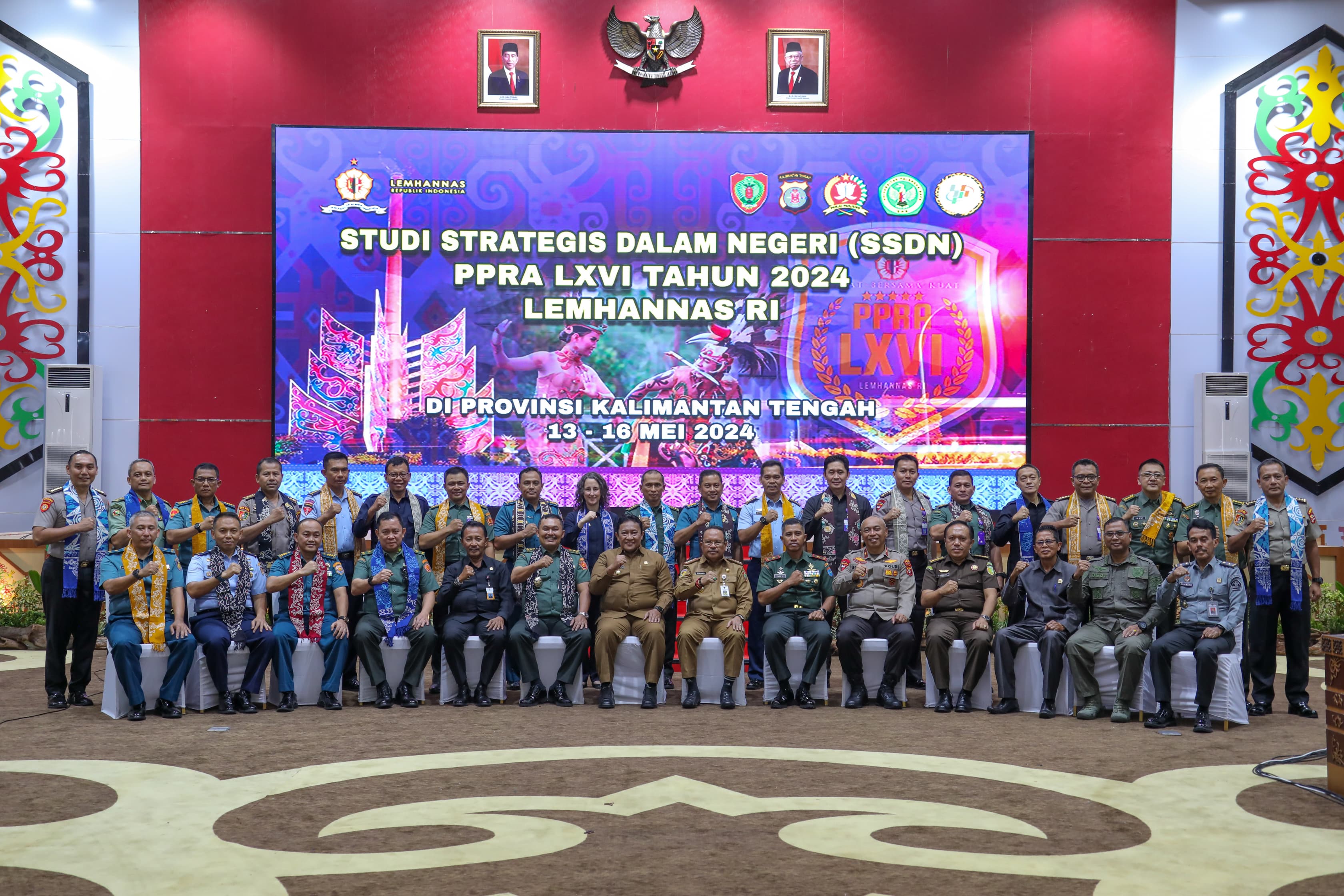Wagub Kalteng Edy Pratowo Hadiri Pertemuan dengan Peserta SSDN PPRA LXVI Lemhanas RI 