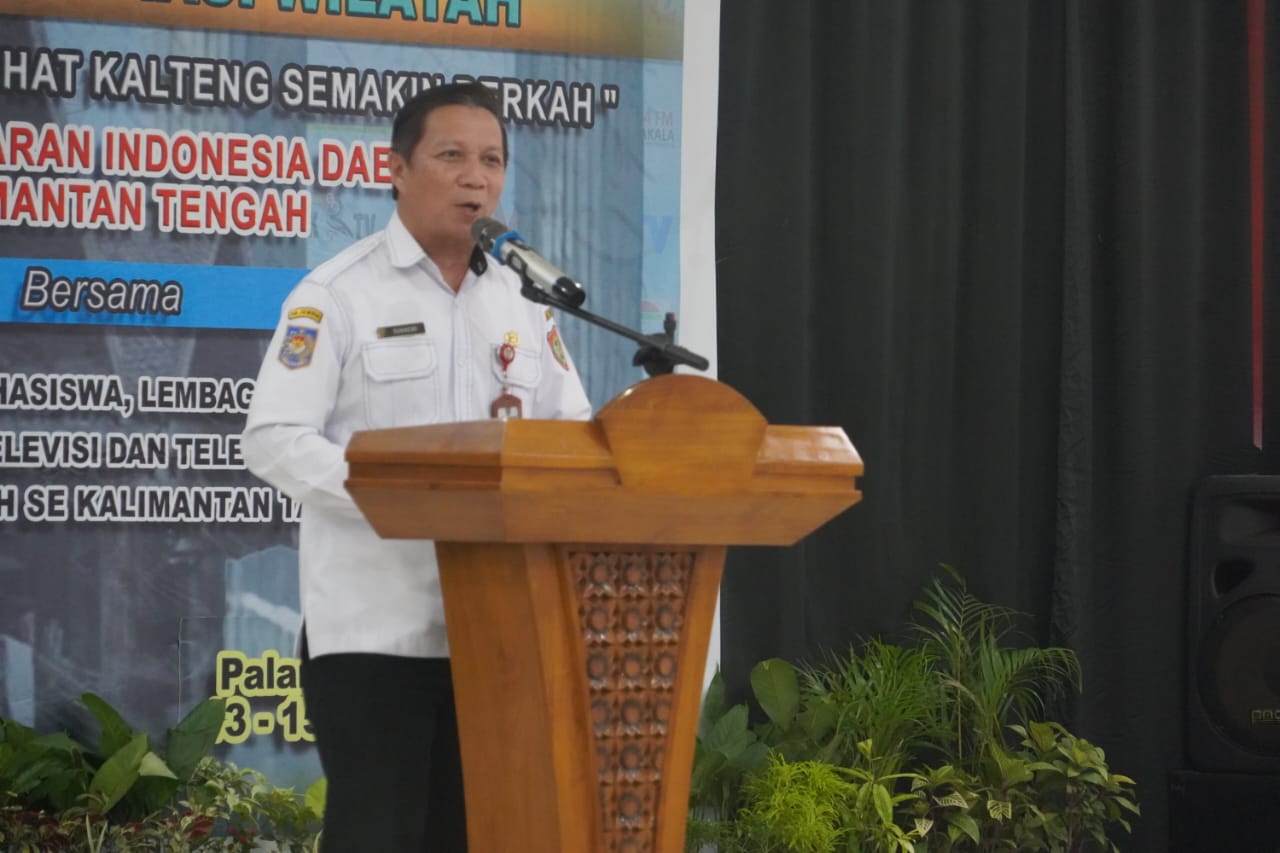 Sahli KSDM Suhaemi Buka FGD dan Rakorwil Komisi Penyiaran Indonesia Daerah Kalteng