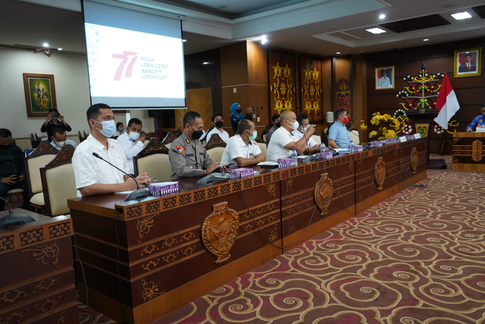 Sekda Prov. Kalteng Buka Rakor Satgas Pangan Hadapi Inflasi