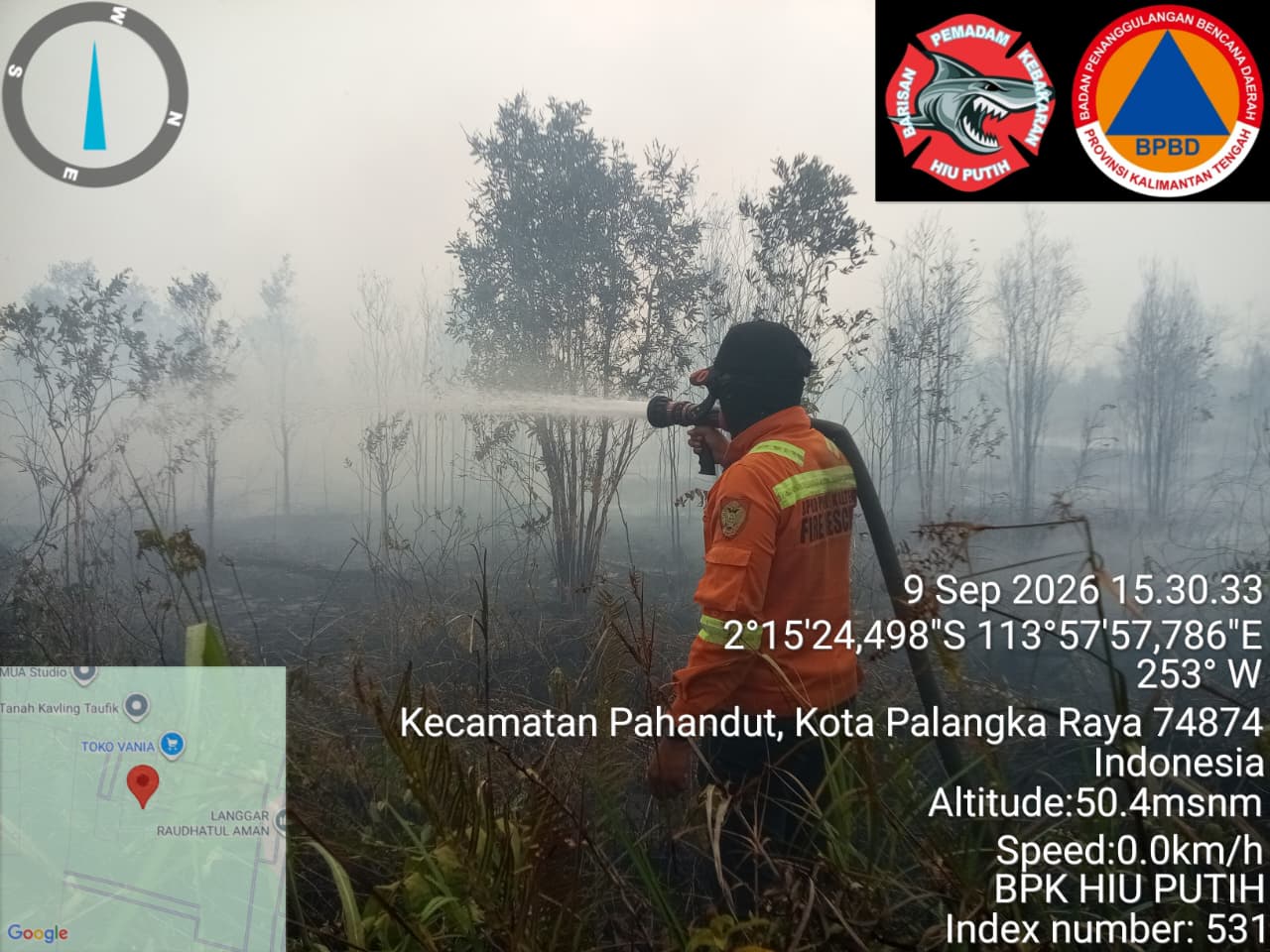 Satgas Karhutla Kalteng Intensifkan Pemadaman Terpadu melalui Operasi Darat dan Udara