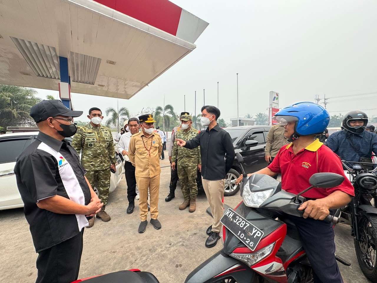 Antrean Panjang di SPBU Jalan Tjilik Riwut Jadi Perhatian Wapres Gibran