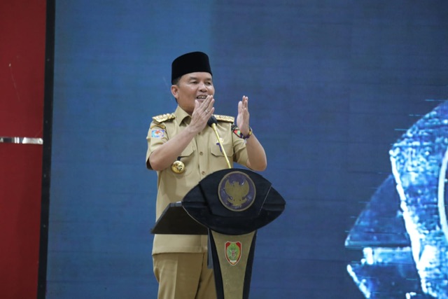 Gubernur Kalteng Agustiar Sabran Hadiri Halalbihalal Kebangsaan