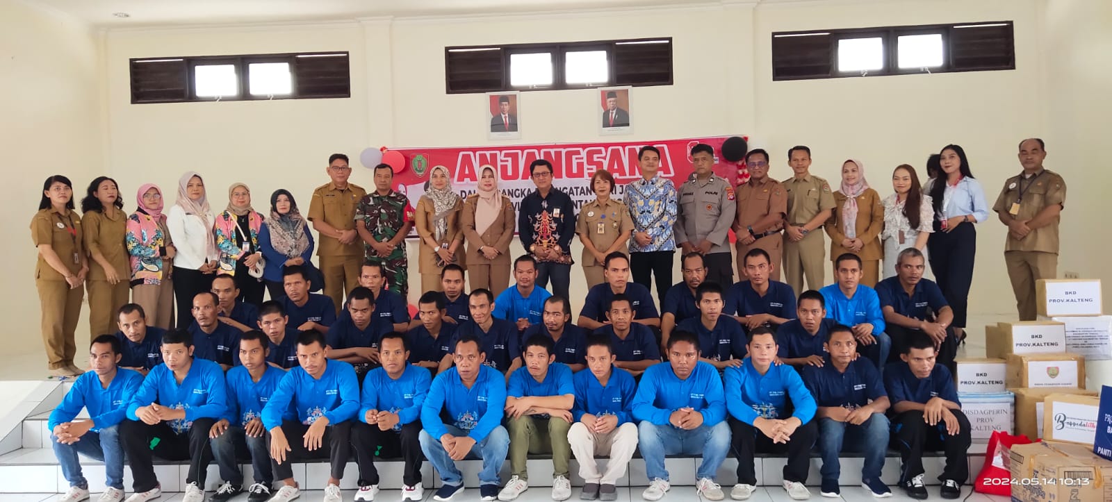 Kepala BKD Prov. Kalteng Lisda Arriyana Hadiri Anjangsana