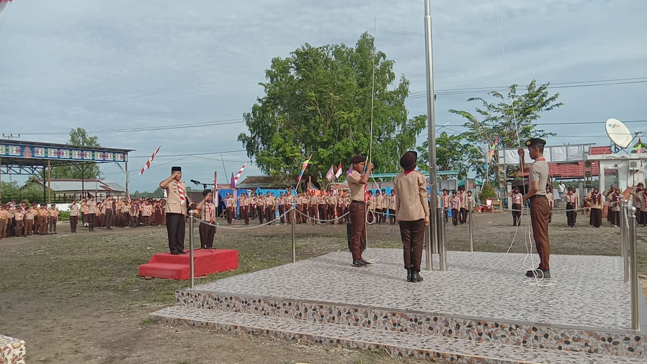 Upacara Bendera Peringati HUT ke-61 Gerakan Pramuka