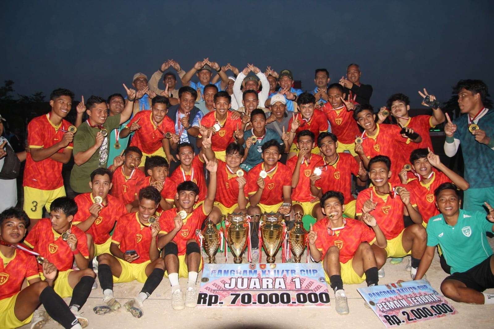 Gubernur Agustiar Sabran Tutup Turnamen Gubernur Cup Road to Pangdam XXII/TB Cup 2026