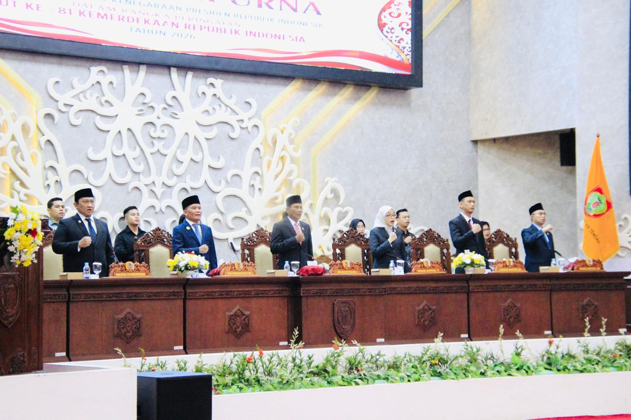 Gubernur Agustiar Sabran dan Wagub Edy Pratowo Hadiri Pidato Kenegaraan Presiden