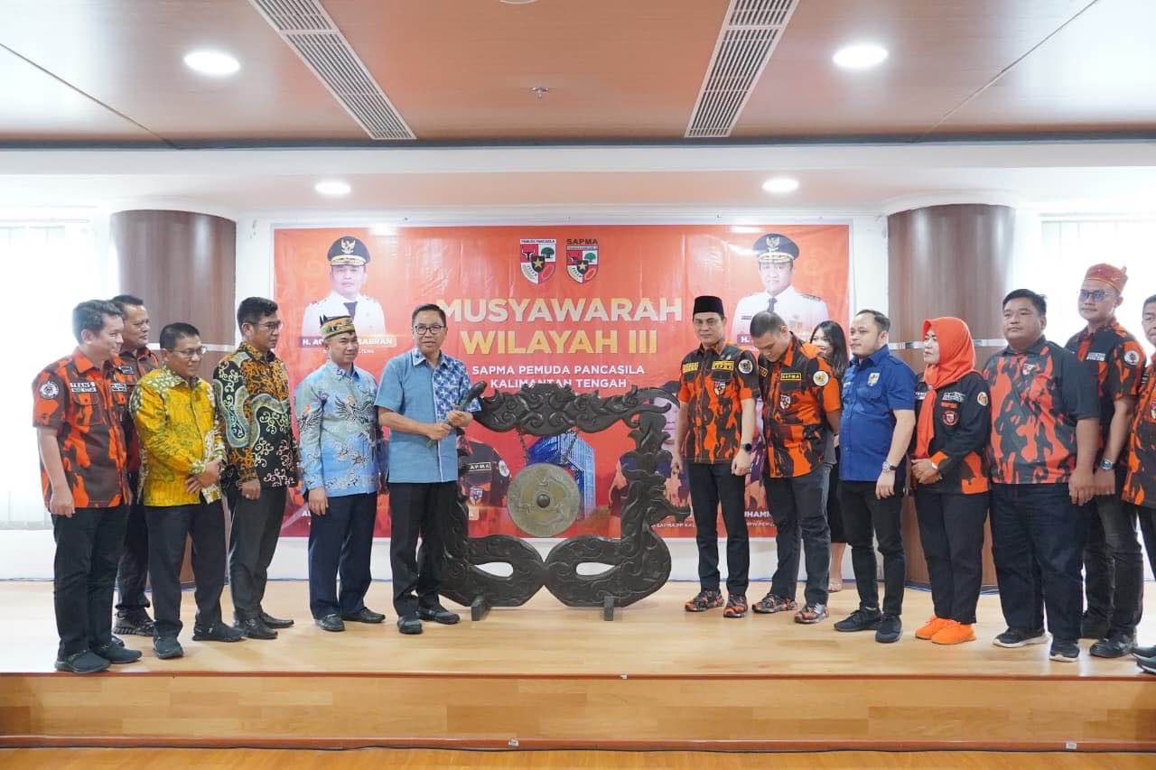 Plt. Sekda Prov. Kalteng Leonard S. Ampung Buka Muswil III Satuan Siswa, Pelajar dan Mahasiswa Pemuda Pancasila Kalteng