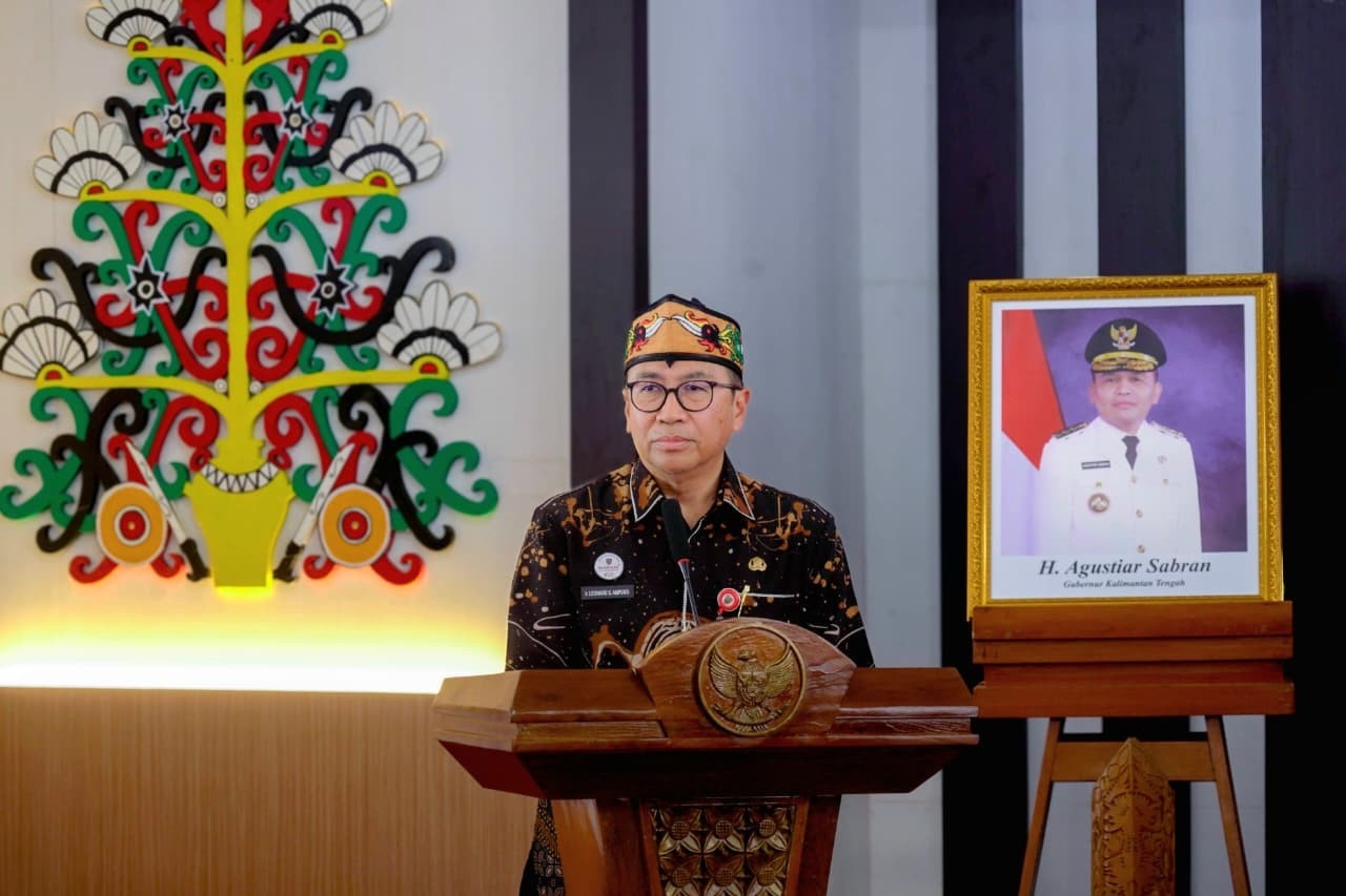 Plt. Sekda Prov. Kalteng Leonard S. Ampung Tutup Pelatihan Dasar CPNS Golongan II Angkatan I serta Golongan III Angkatan VI hingga X