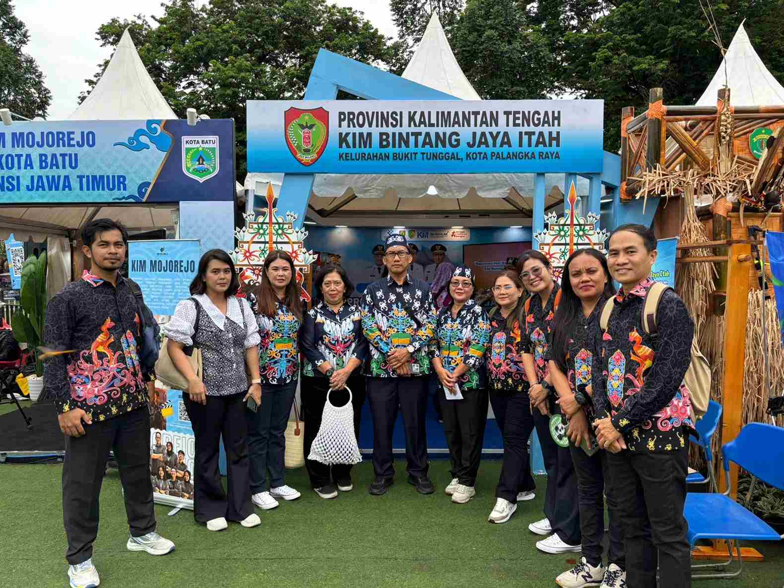 Diskominfosantik Prov. Kalteng Bersama KIM Bintang Jaya Itah Kota Palangka Raya Ikuti Pembukaan KIMFest Nasional