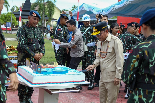 Gubernur Kalteng Agustiar Sabran Hadiri Syukuran HUT ke-80 Korps Brimob Polri