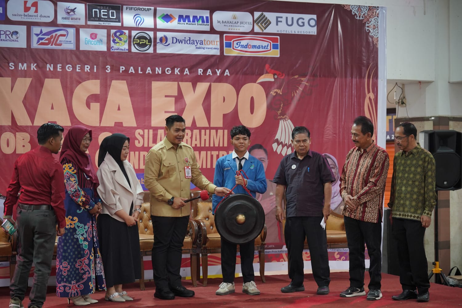 Plt. Kadisdik Kalteng Muhammad Reza Prabowo buka kegiatan Skaga Expo Job Fair, Career Expo Berkah, dan Silaturahmi Industri Mitra
