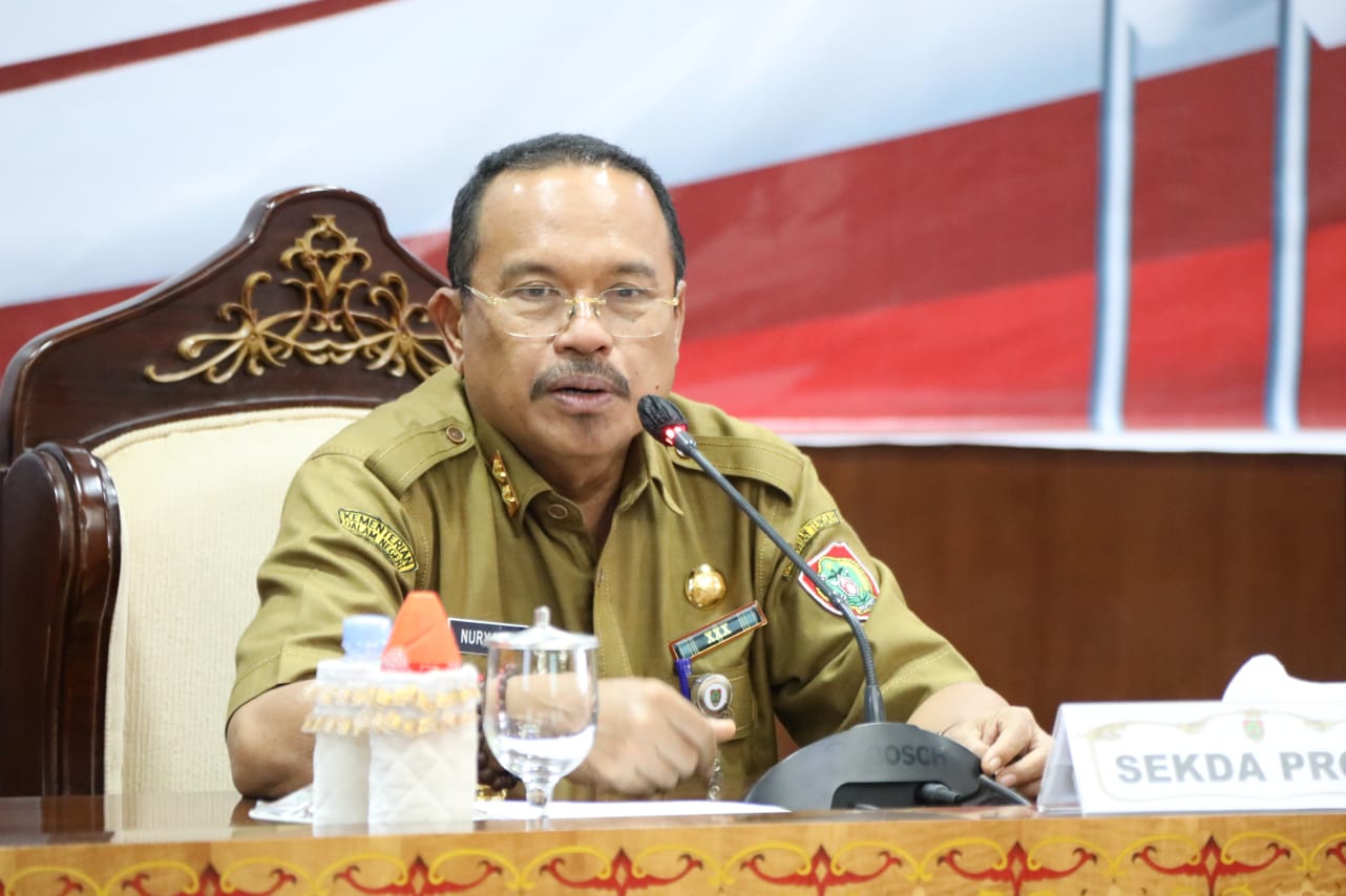 Sekda Prov. Kalteng  Pimpin Rakor Persiapan Pekan Olahraga Provinsi XII Kalteng Tahun 2023