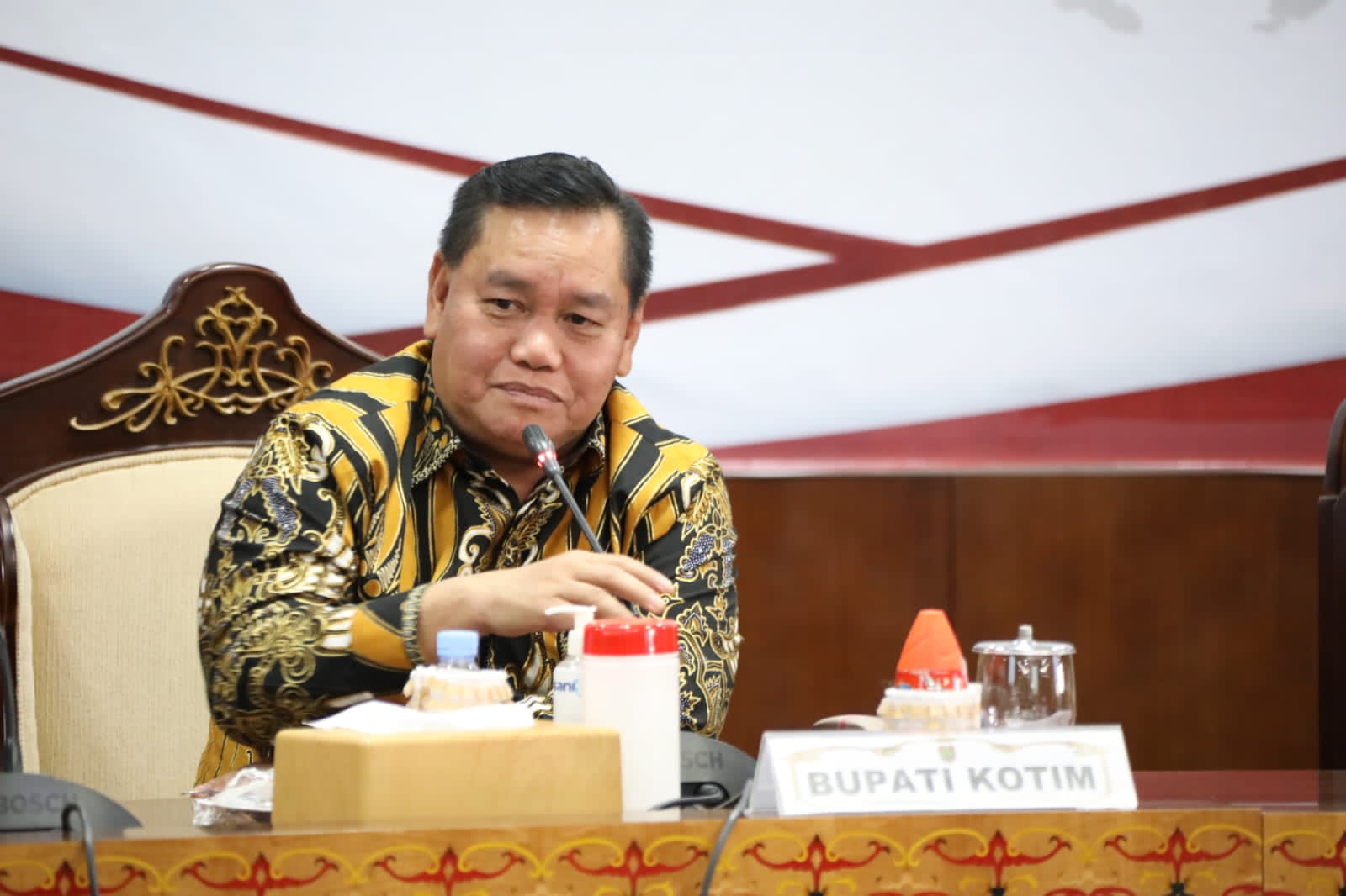 Sekda Prov. Kalteng  Pimpin Rakor Persiapan Pekan Olahraga Provinsi XII Kalteng Tahun 2023
