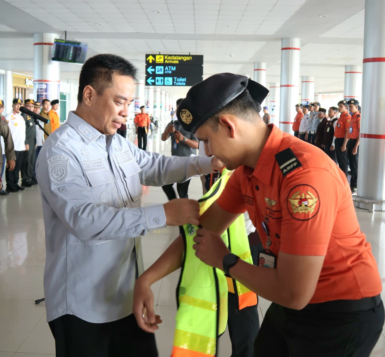 Dukung Arus Mudik Lebaran, Pemprov Kalteng Hadiri Apel Posko Monitoring di Bandara Tjilik Riwut