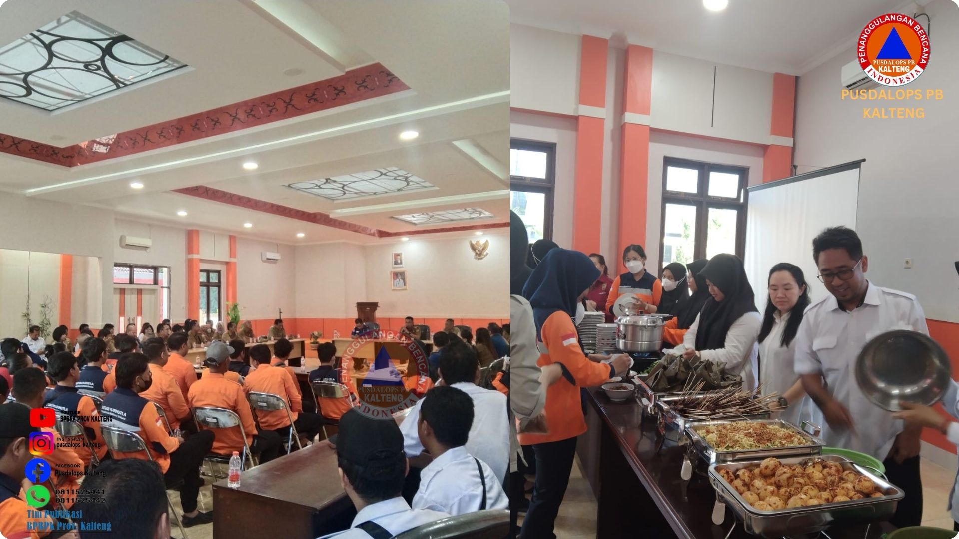 Kalaksa BPBPK Prov. Kalteng Ahmad Toyib Pimpin Apel Besar dan Halal Bi Halal 1 Syawal 1445 H