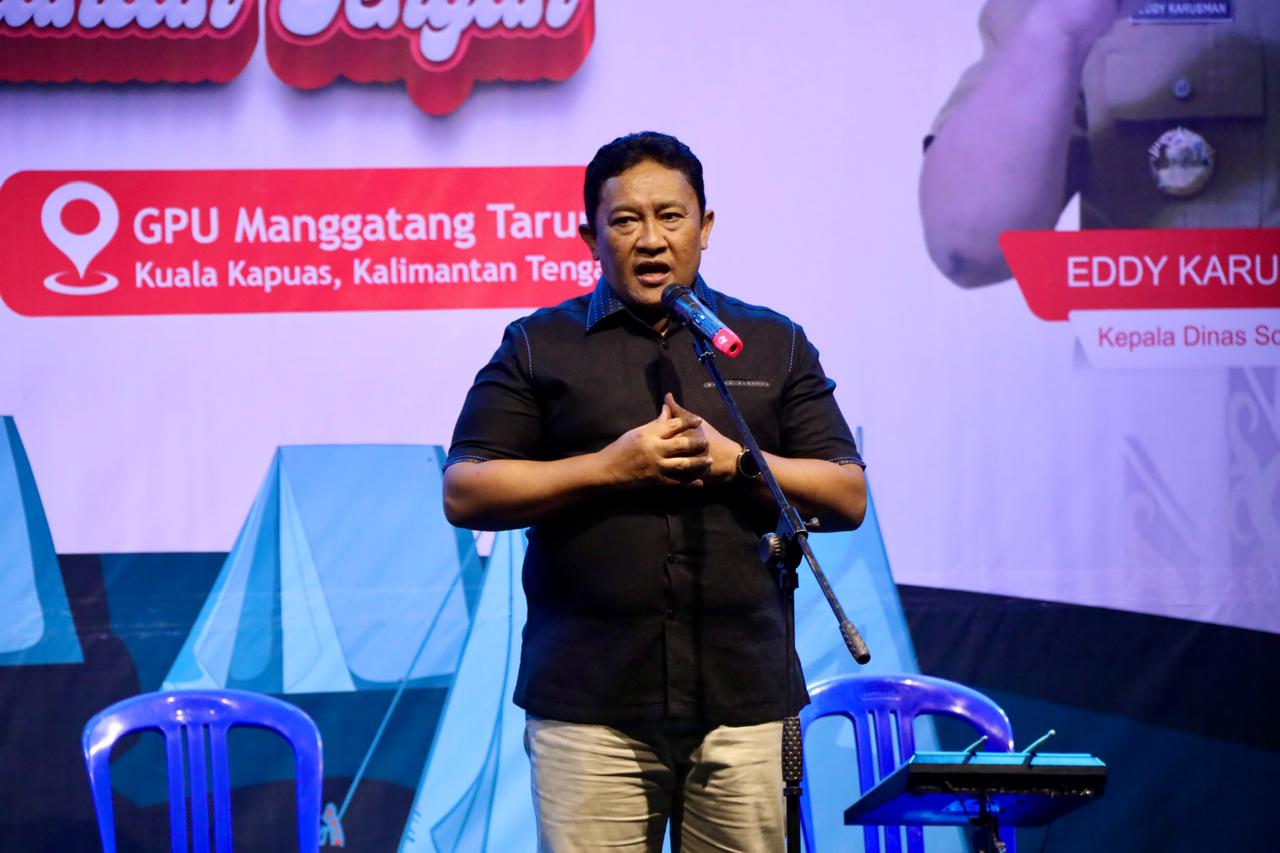 Wagub Kalteng Edy Pratowo Hadiri Pagelaran Seni Jambore Potensi dan Sumber Daya Kesejahteraan Sosial