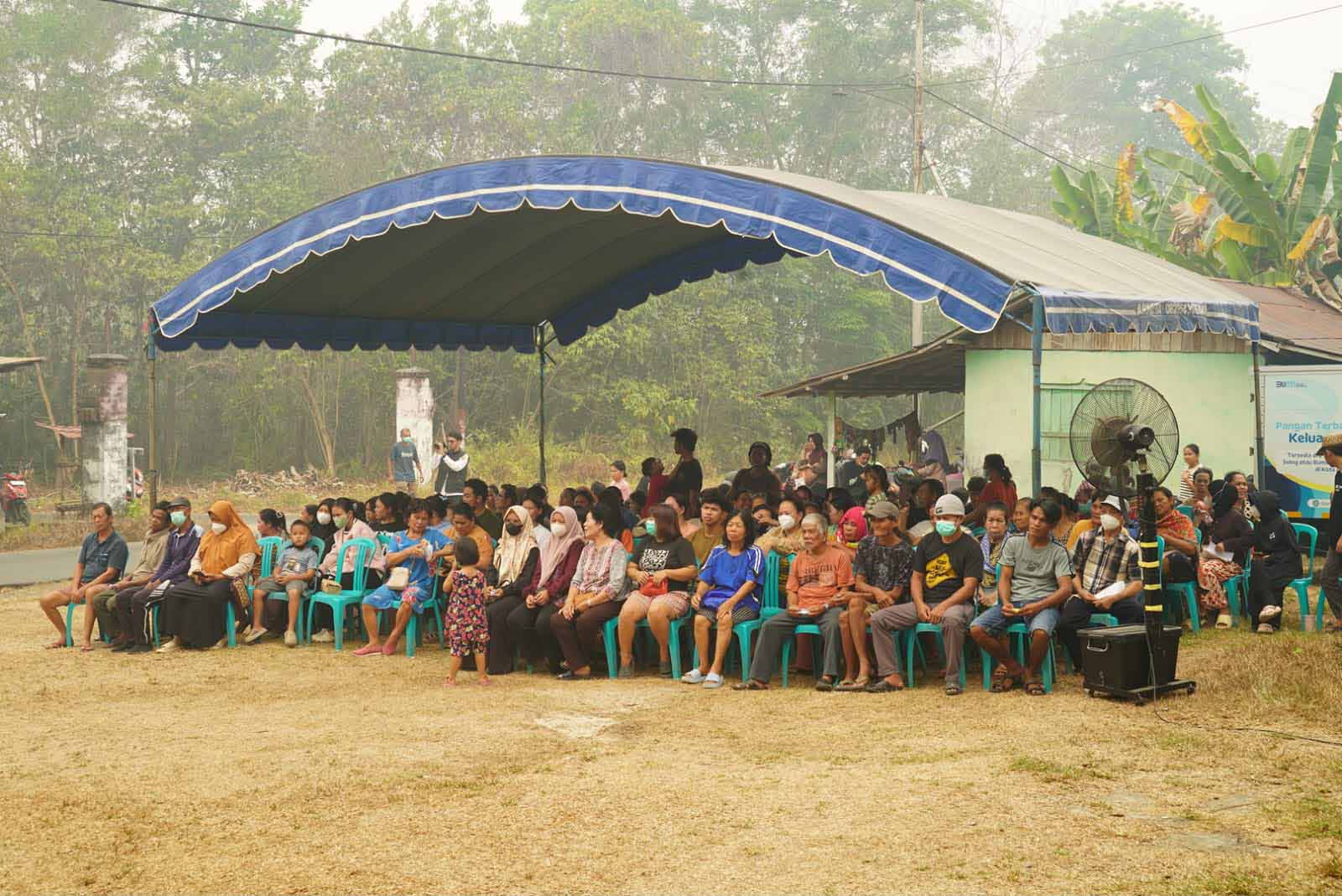 Hadapi Dampak Karhutla, Pemprov Kalteng Salurkan Bantuan Pangan dan Perlindungan Kesehatan