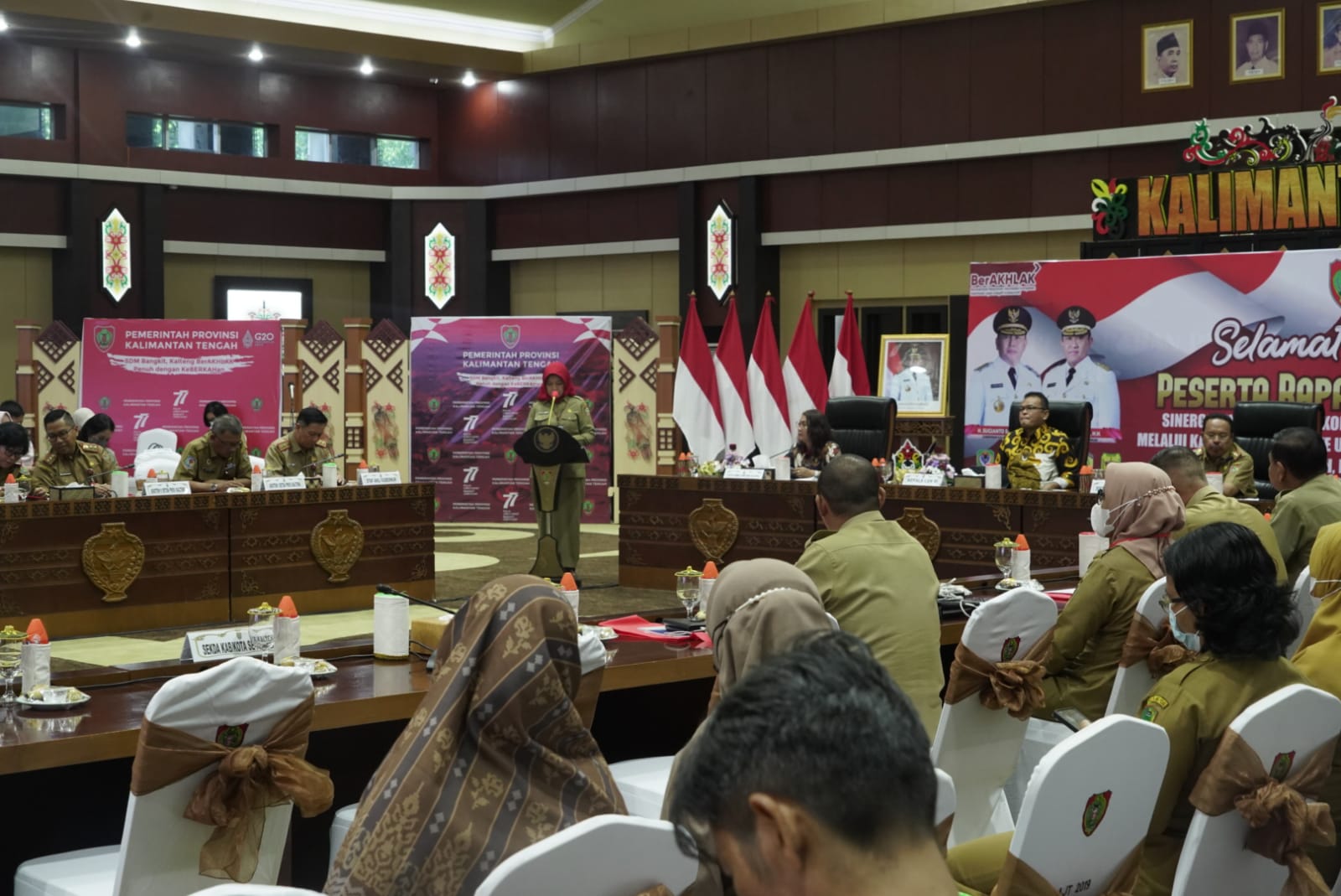 Rakor Pengembangan Kompetensi Bagi  ASN Provinsi Dan Kabupaten/Kota se-Kalteng Tahun 2022