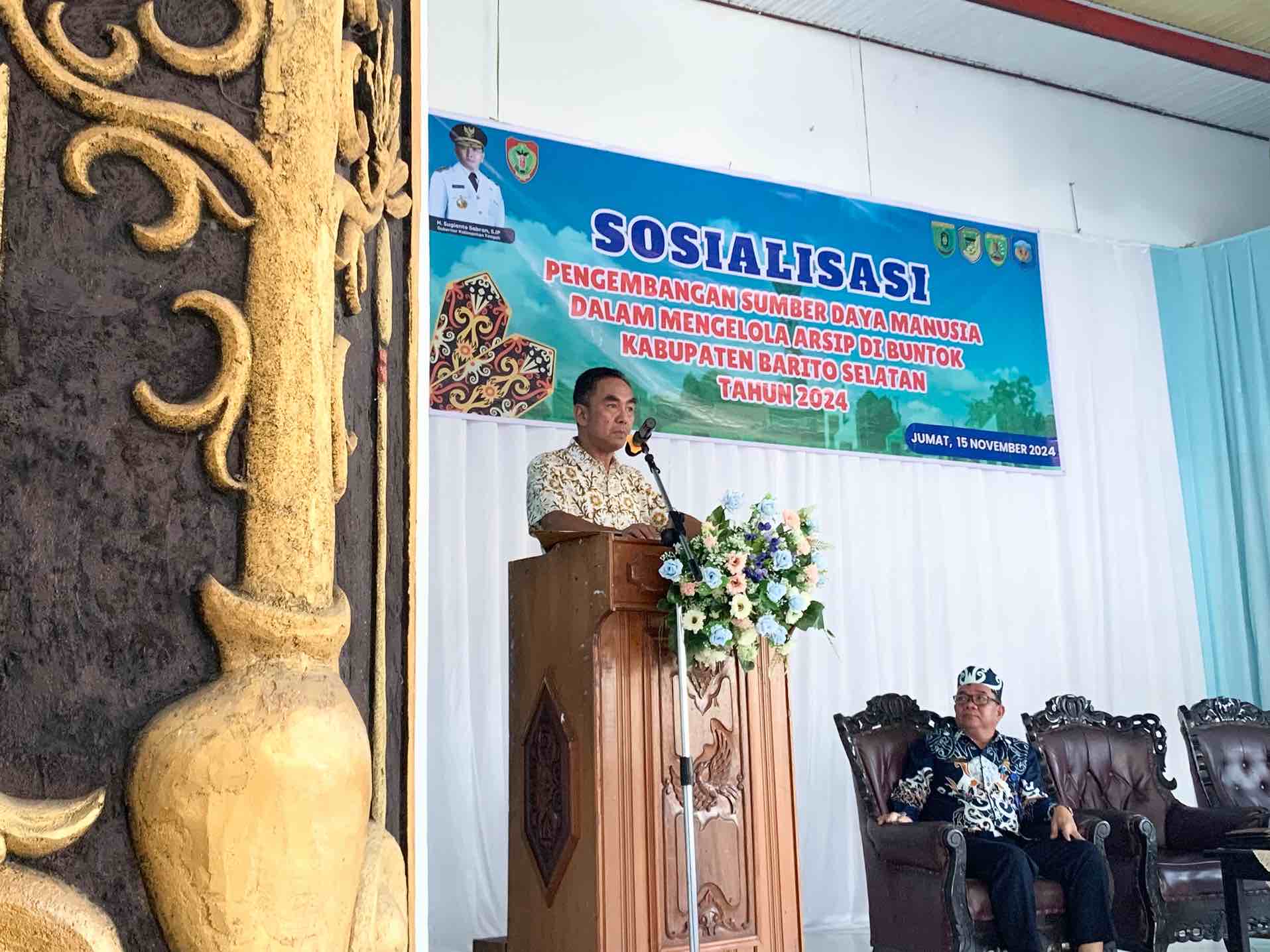 Dispursip Kalteng Gelar Sosialisasi Pengembangan SDM Dalam Mengelola Arsip