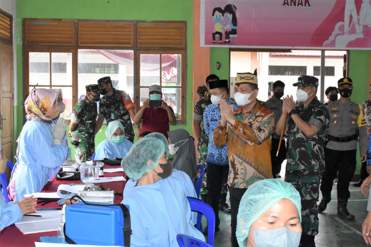 Bupati Kapuas Apresiasi Pemberian Vaksinasi Covid-19 Di Kab. Kapuas