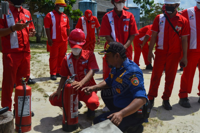 PT Pertamina Patra Niaga Fuel Terminal Pangkalan Bun Gelar Workshop Fire Protection