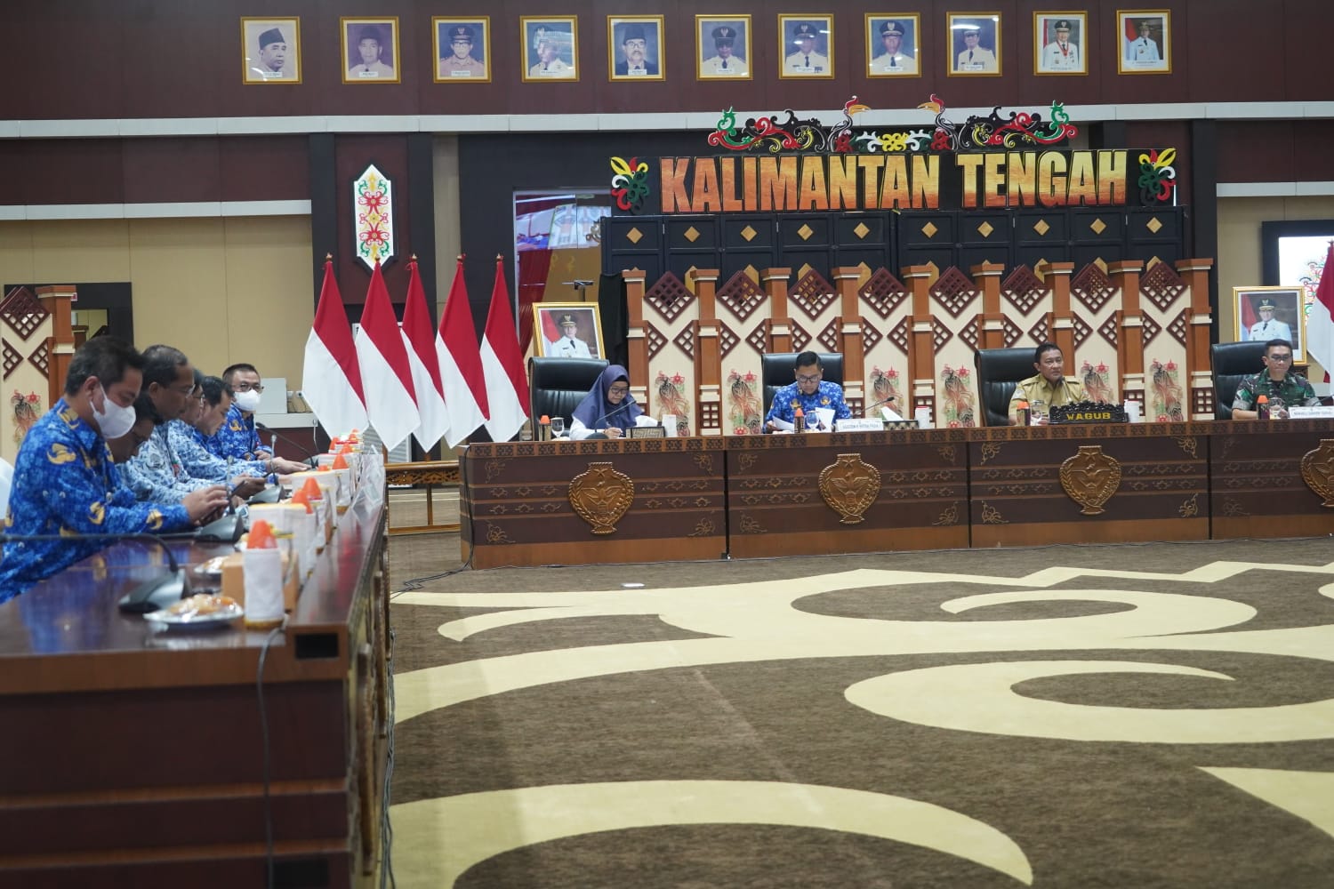 Wagub Kalteng Pimpin Rakor Bencana Alam Dan Inflasi Tahun 2022