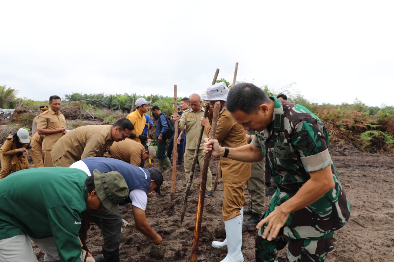 Kadis TPHP Sunarti Hadiri Kegiatan Launching Gerakan Menanam Padi Gogo bersama Pj. Wali Kota Palangka Raya Hera Nugrahayu