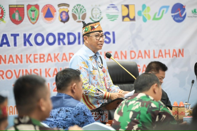 Gubernur Kalteng Agustiar Sabran Berikan Pengarahan Terkait Pengendalian Karhutla