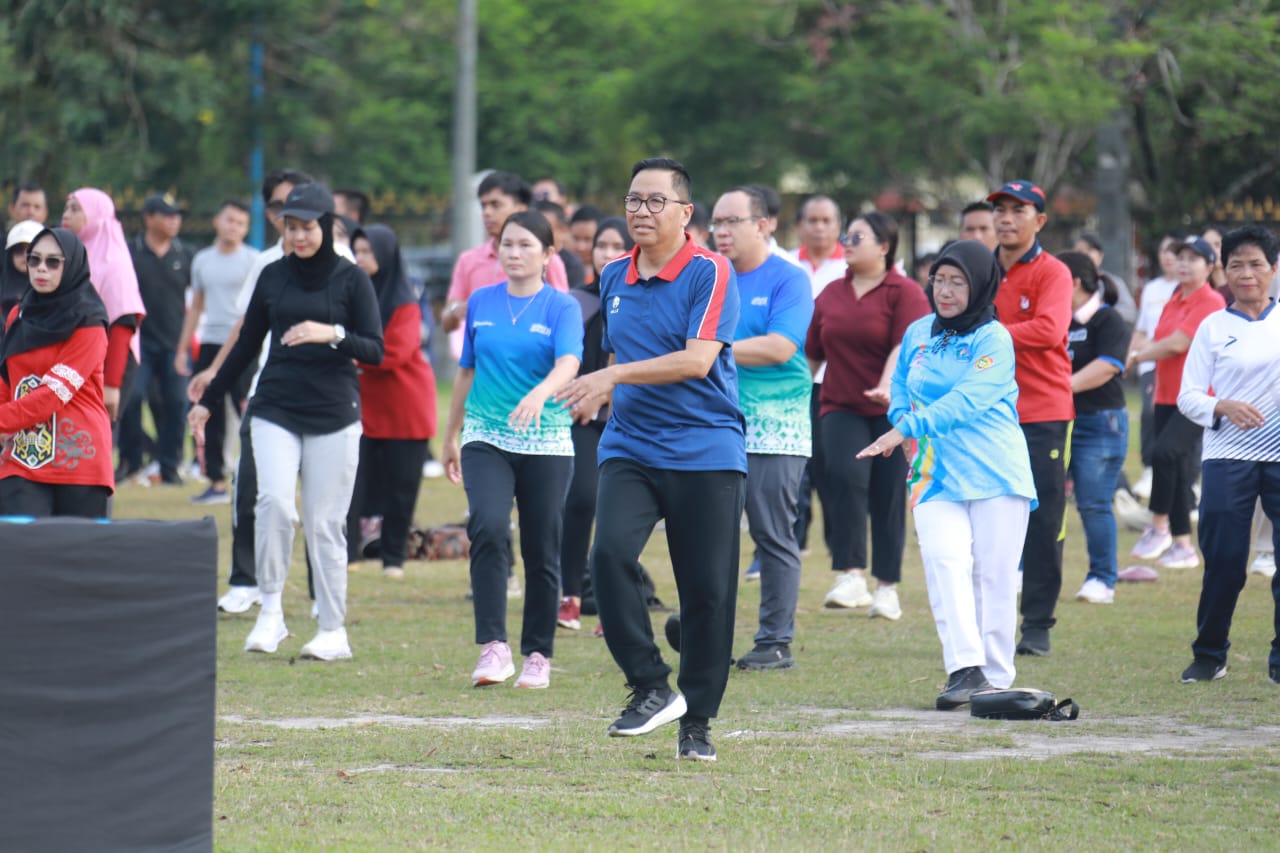 Pemprov Kalteng Ikuti Senam Pagi Bersama