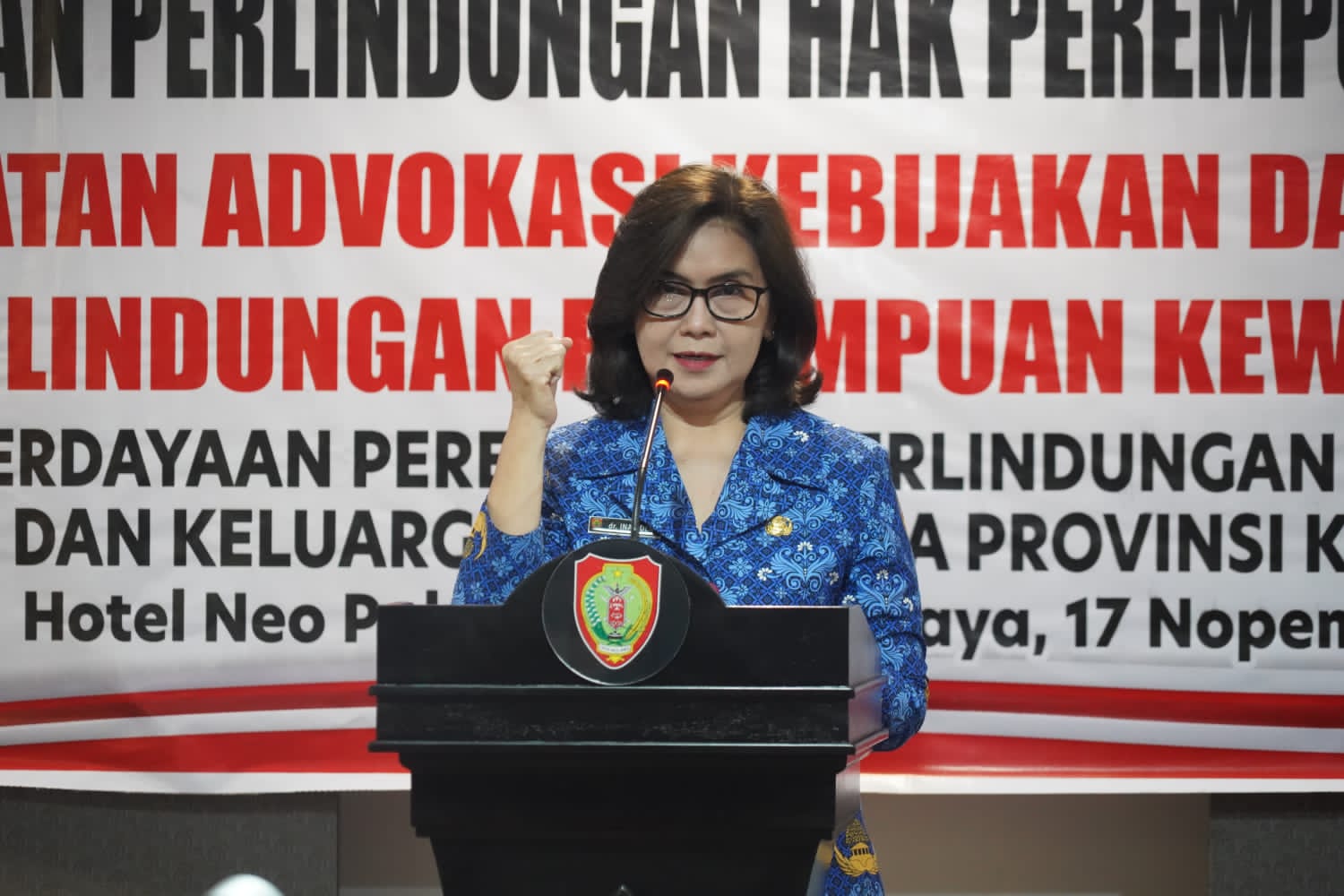 Asisten Pemkesra Buka Sosialisasi Kebijakan Perlindungan Hak Perempuan Dalam Situasi Darurat