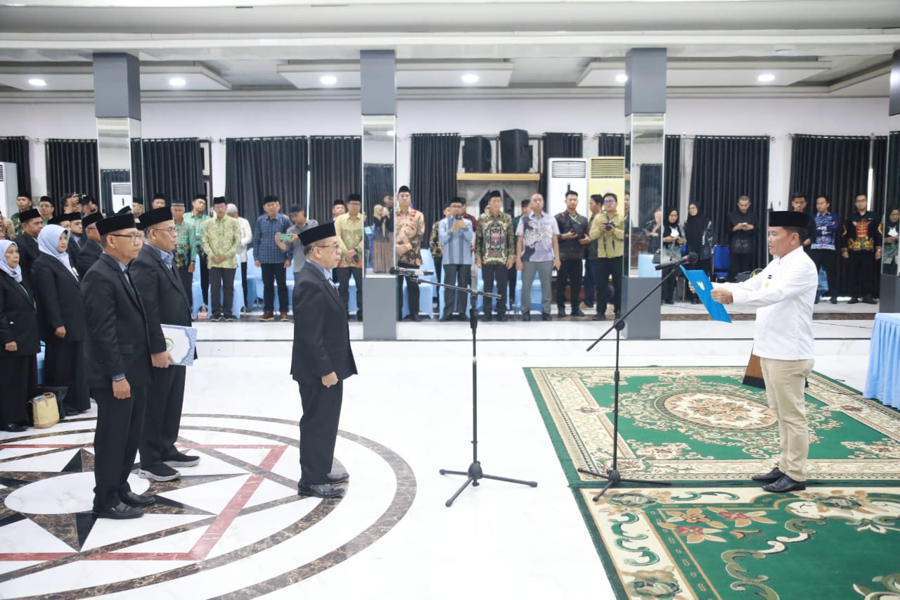 Gubernur Kalteng Agustiar Sabran Lantik Dewan Hakim, Dewan Pengawas, Dewan Pertimbangan, dan Panitera MTQH XXXIII Tingkat Prov. Kalteng