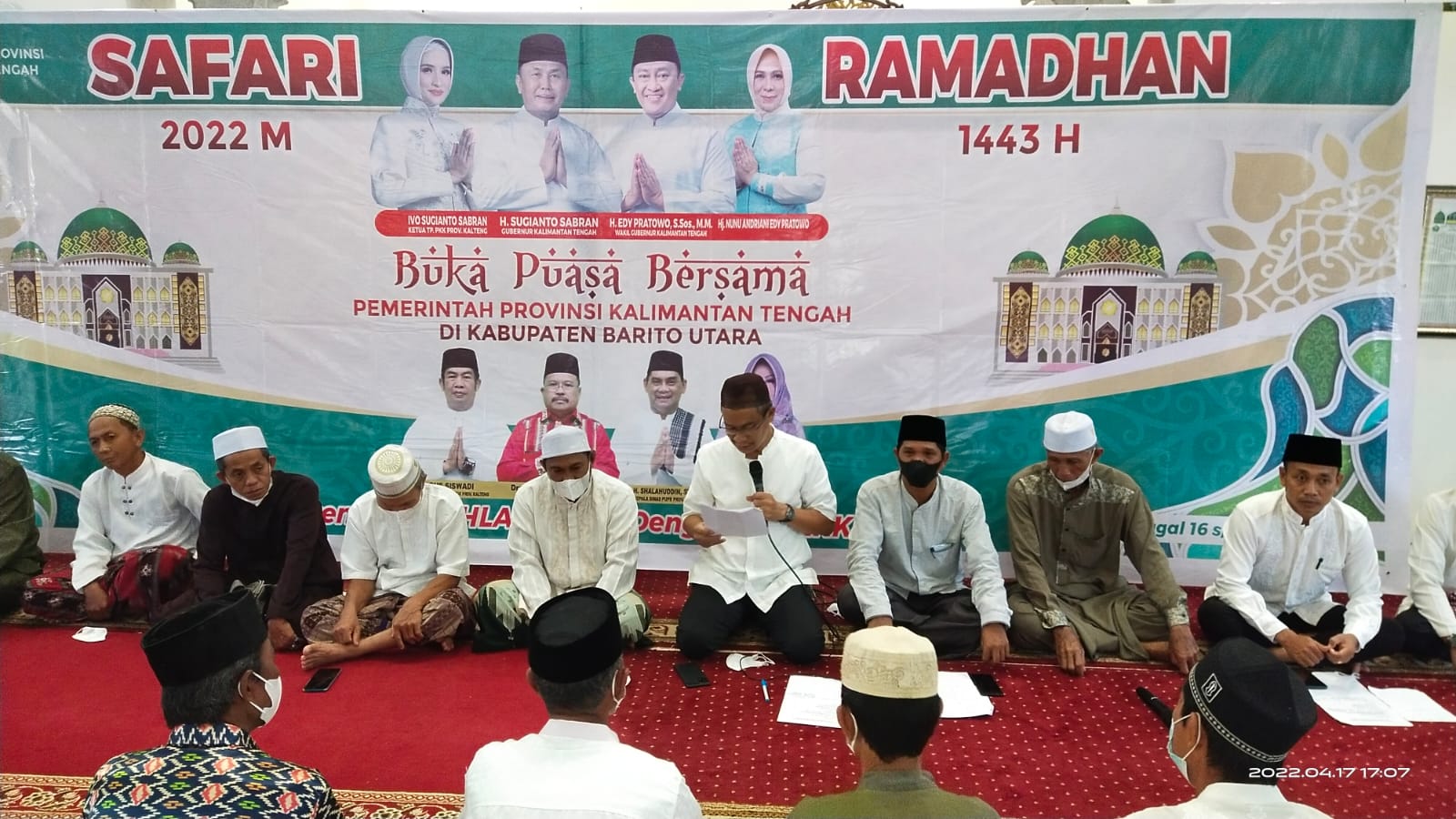 Pemprov Kalteng Gelar Safari Ramadan Di Masjid Jami Darut Taqwa Kab. Barito Utara