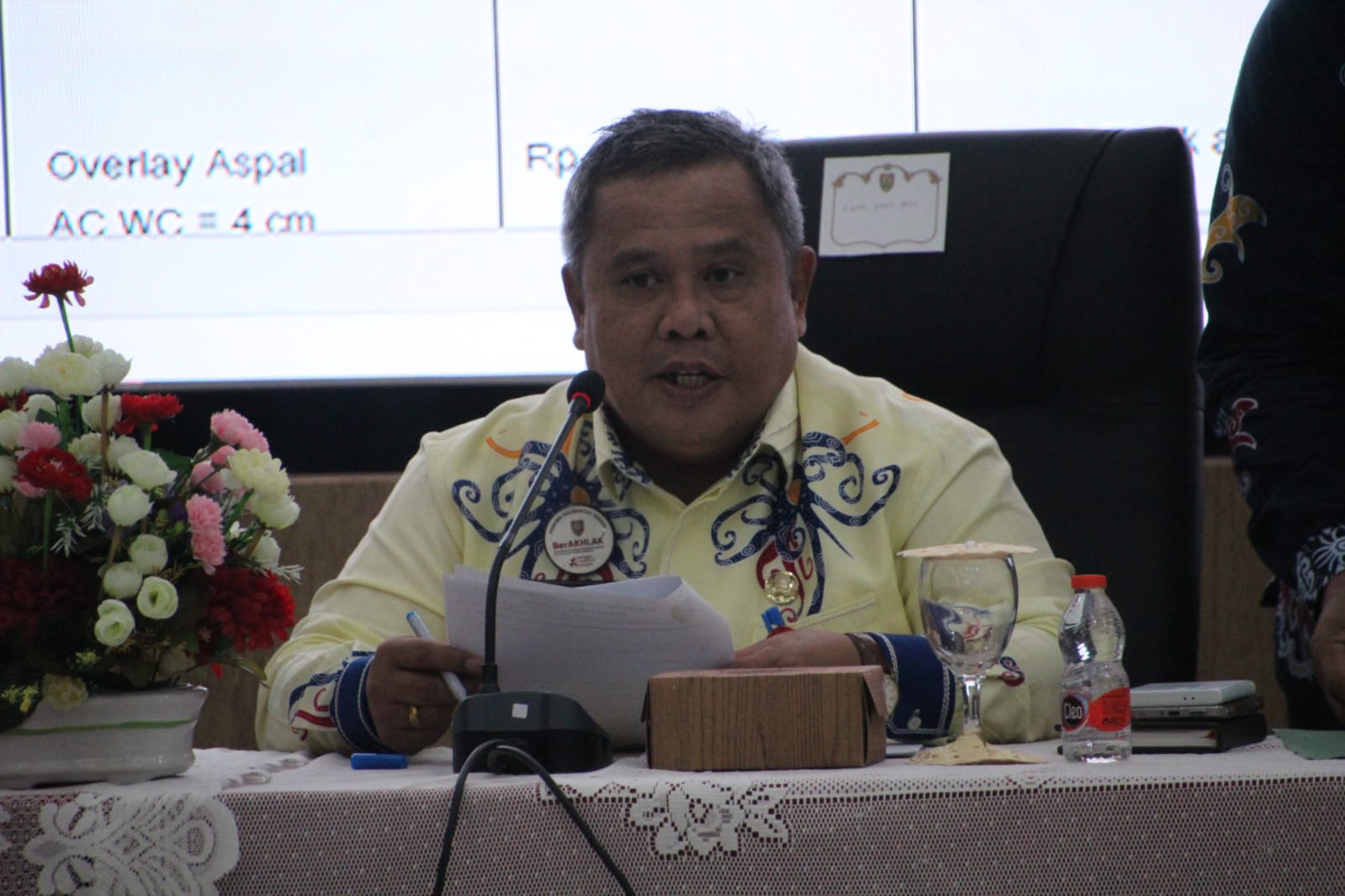 Staf Ahli Gubernur Kalteng Yuas Elko, Ikuti Rakor CSR