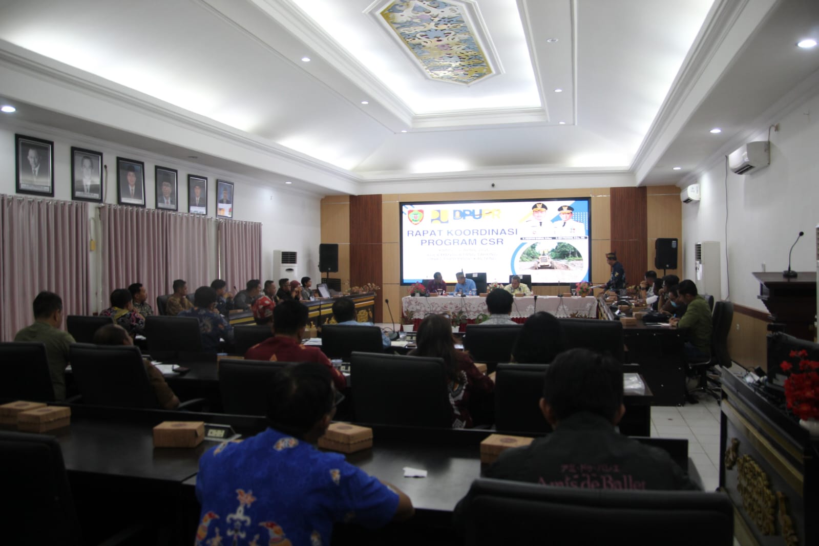 Staf Ahli Gubernur Kalteng Yuas Elko, Ikuti Rakor CSR