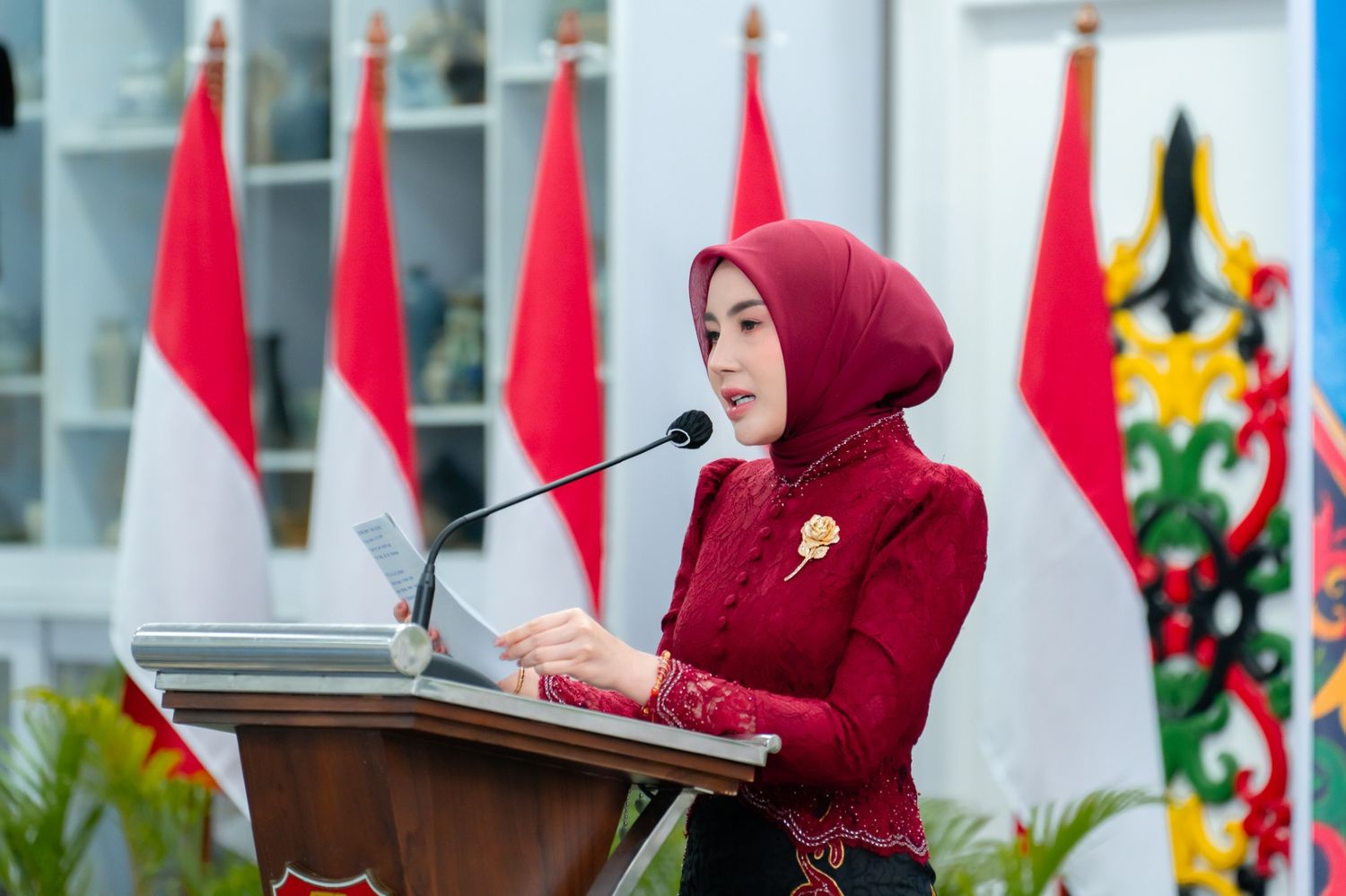 Pj. Sekda Kalteng Linae Victoria Aden, Hadiri Pengambilan Sumpah Dewan Juri FBIM 2026