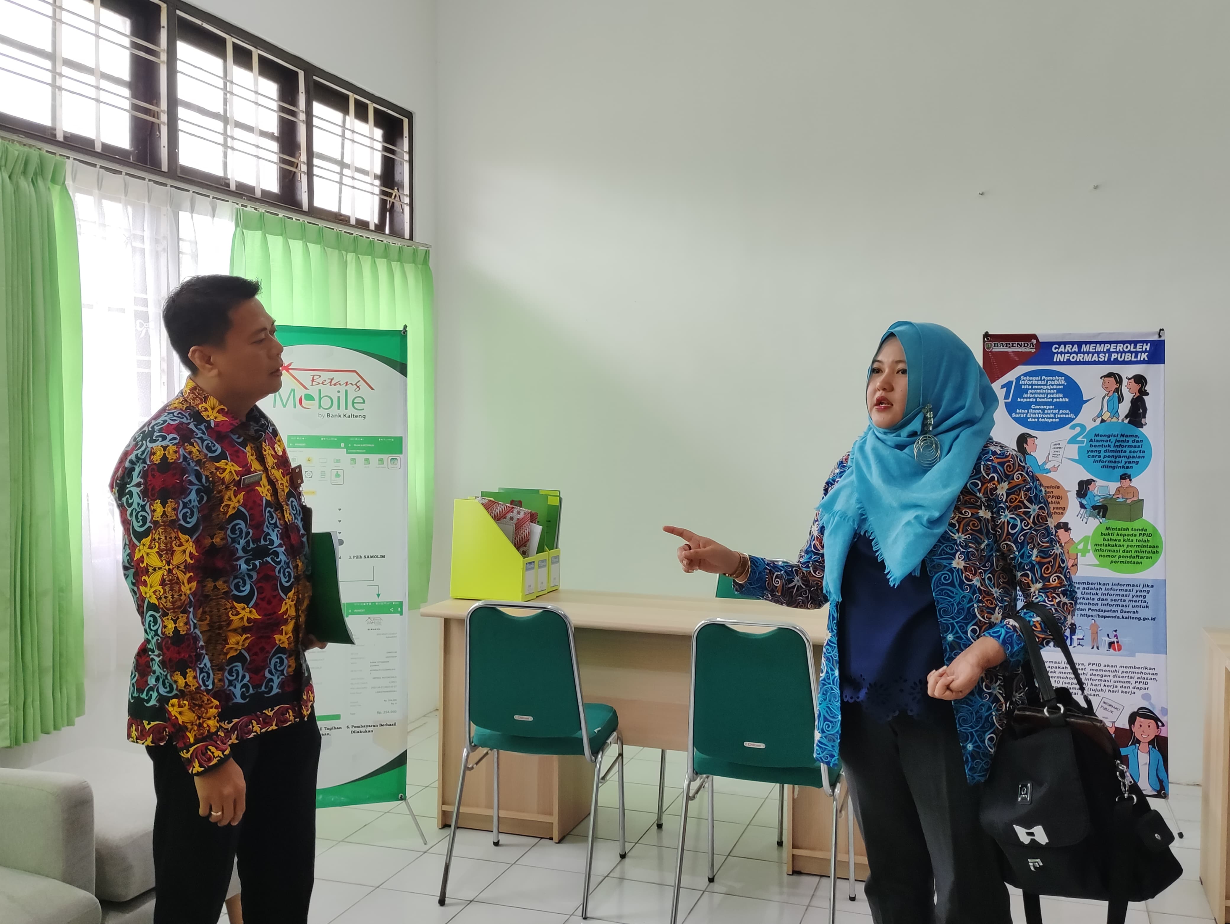 Bapenda Prov. Kalteng Terima Kunjungan Tim Visitasi Monev Dari Komisi Informasi