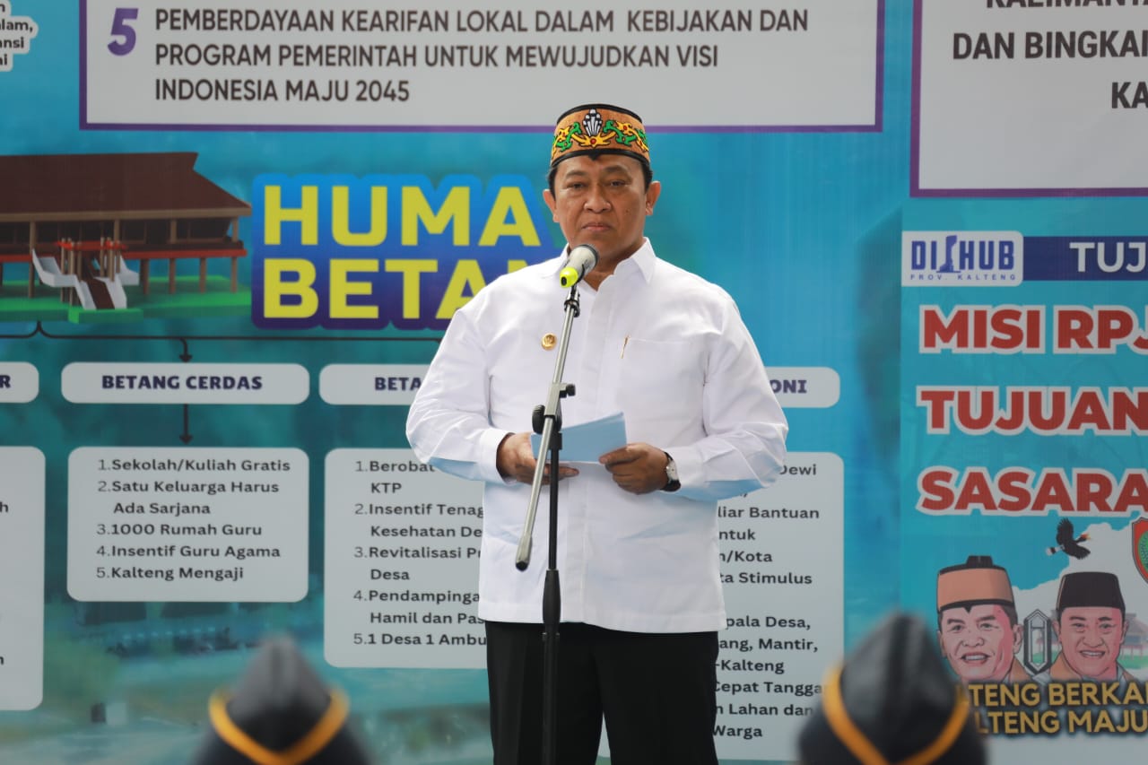 Wagub Kalteng Edy Pratowo Hadiri Peringatan Hari Perhubungan Nasional Tingkat Prov. Kalteng