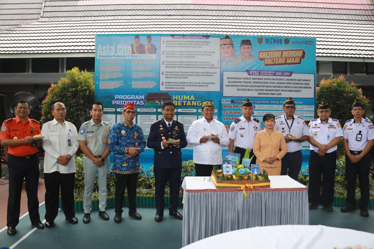 Wagub Kalteng Edy Pratowo Hadiri Peringatan Hari Perhubungan Nasional Tingkat Prov. Kalteng