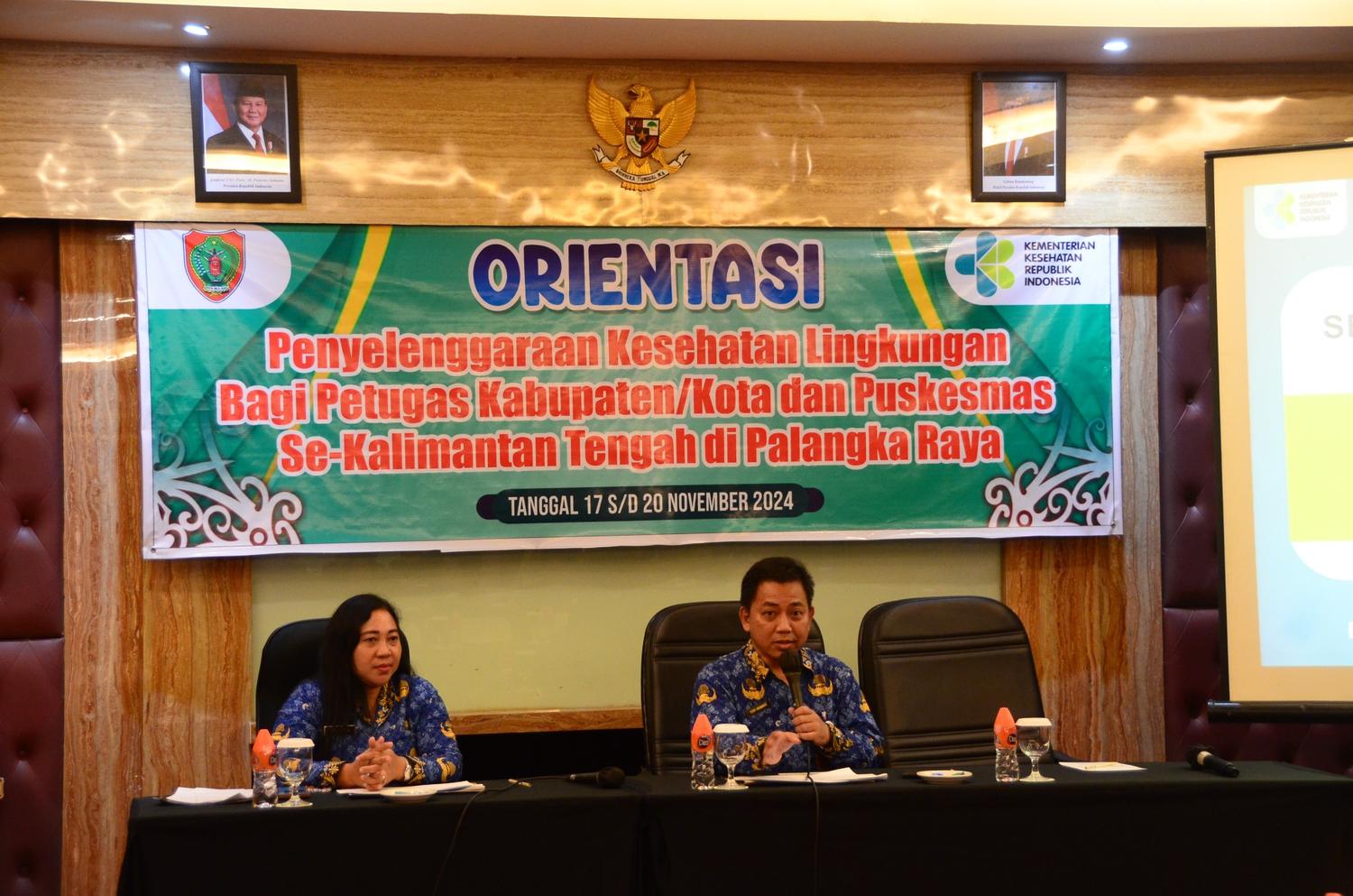 Dinkes Prov. Kalteng Lakukan Orientasi Bagi Petugas Kesehatan