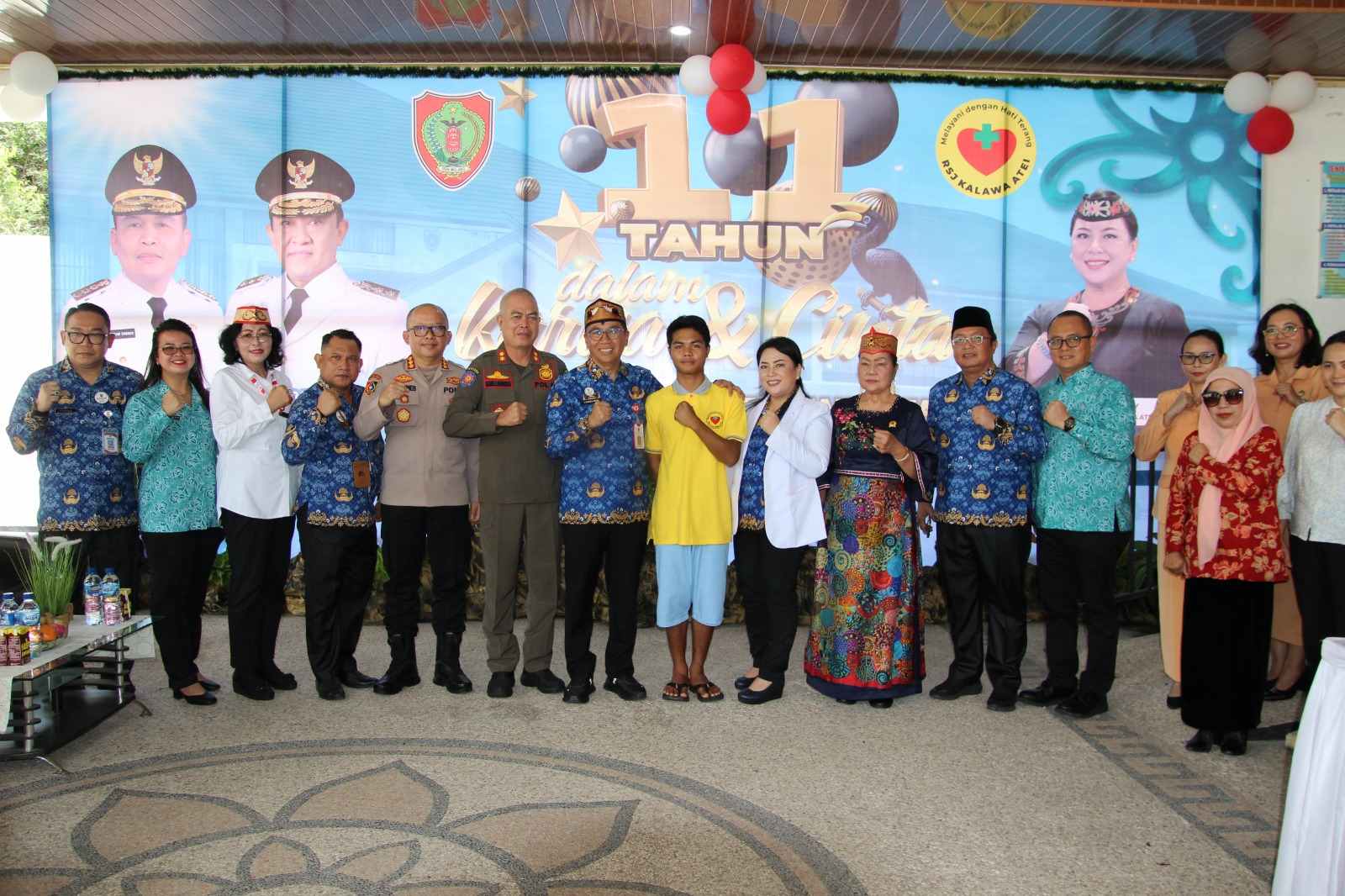 Plt. Sekda Prov. Kalteng Leonard S. Ampung Hadiri Acara HUT ke-11 RSJ Kalawa Atei