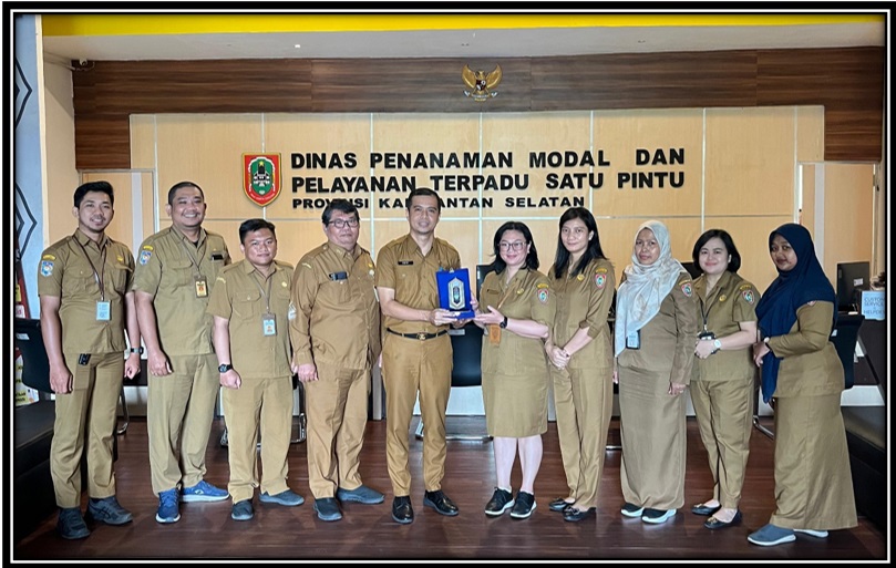 DPMPTSP Prov. Kalteng Laksanakan Kaji Tiru dengan Mengunjungi Kantor DPMPTSP Provinsi Kalsel