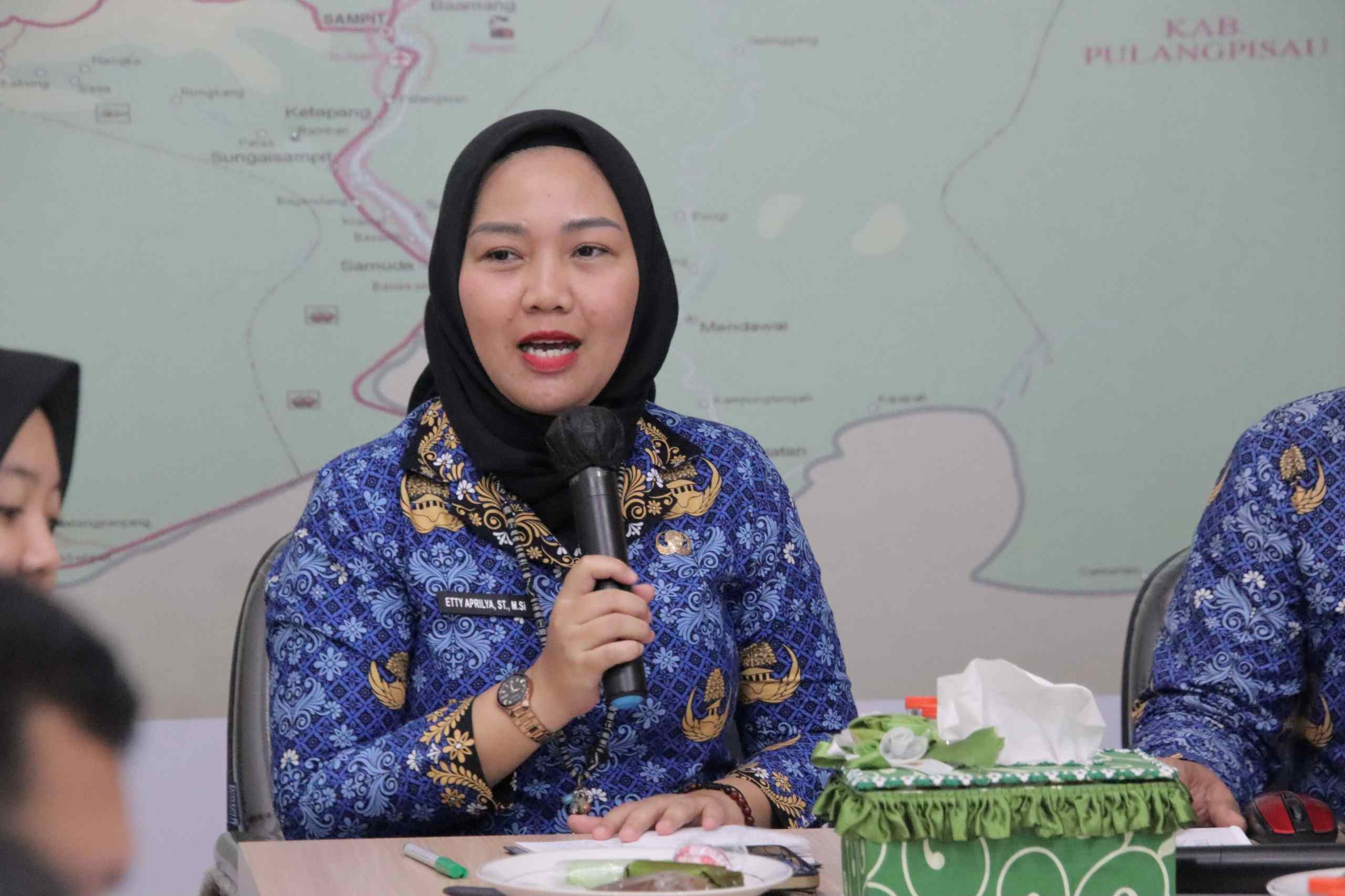 Dinas PMD Prov. Kalteng Terima Kunjungan dari BPBD Prov. Kalteng