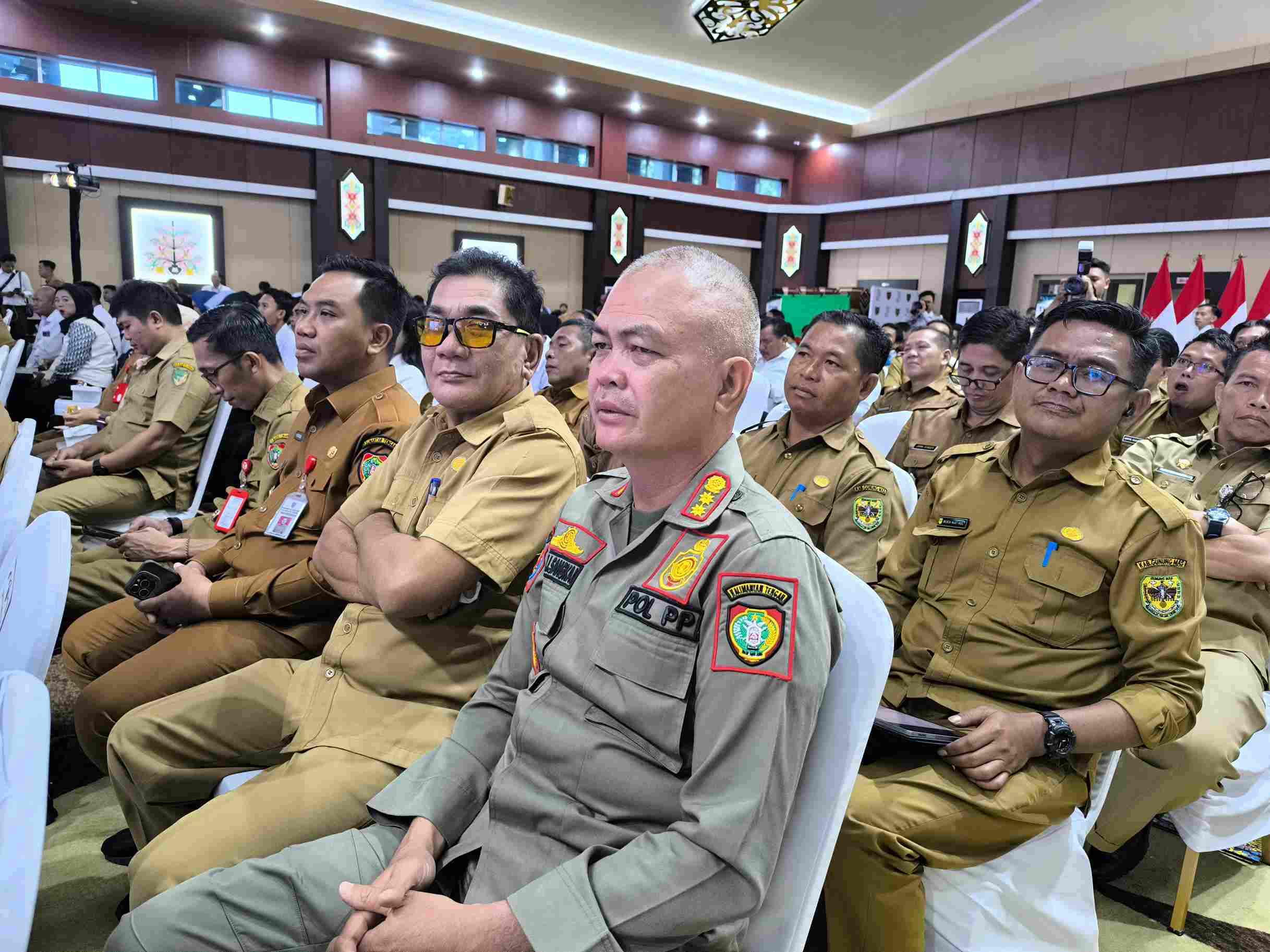 Kepala Satpol PP Prov. Kalteng Hadiri Acara Dialog Menteri Sosial Bersama Pilar-Pilar Sosial Provinsi Kalteng