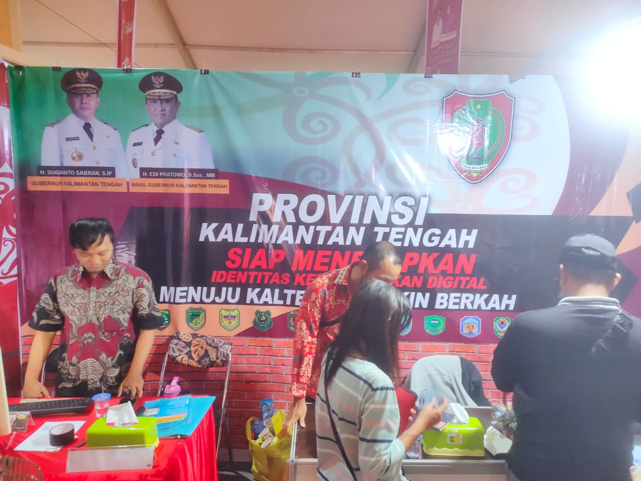 Disdukcapil Prov. Kalteng Launching Program KTP Digital
