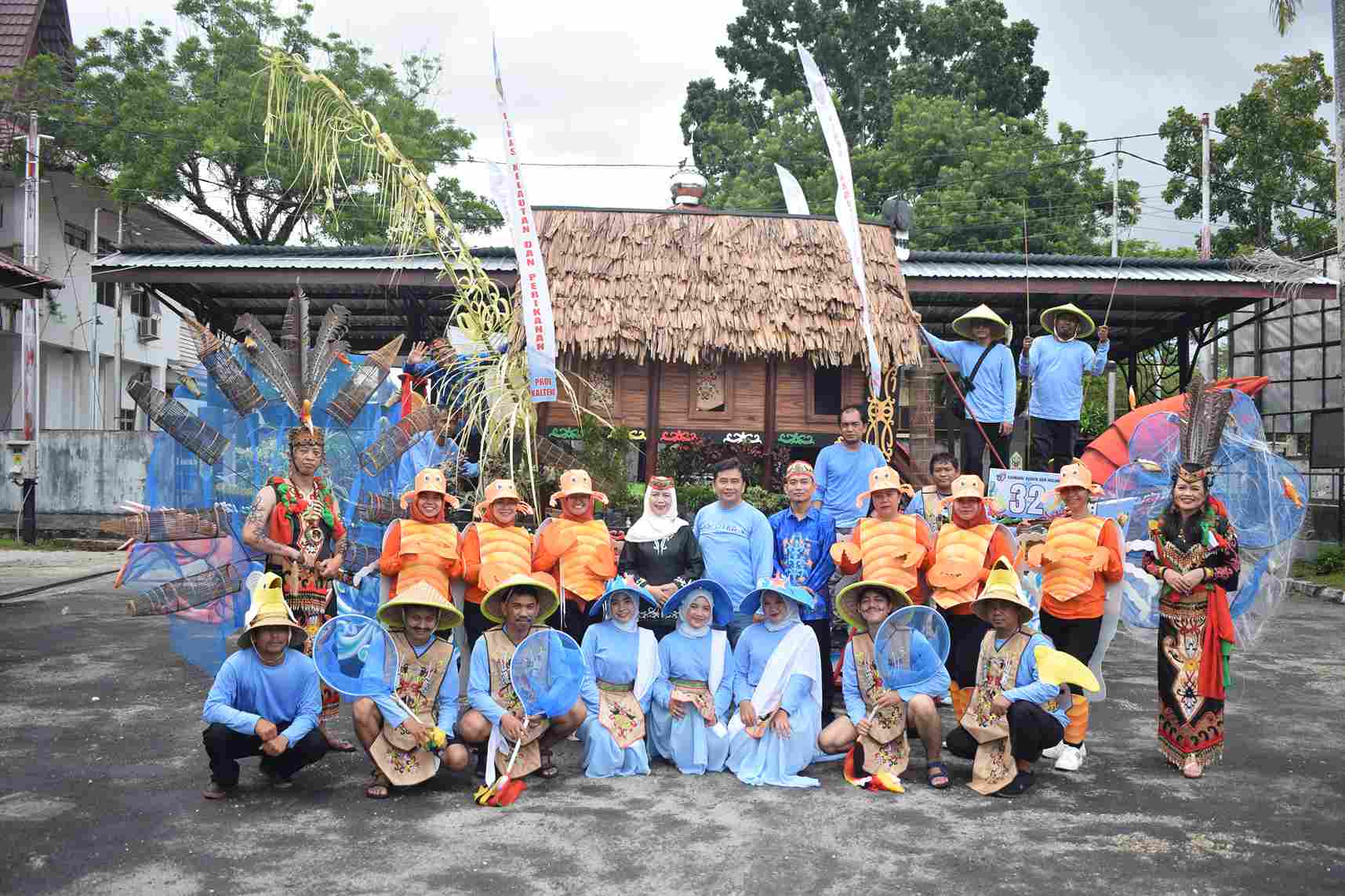 Perpaduan Budaya Perairan dan Potensi Perikanan Ditampilkan Dislutkan Kalteng di FBIM 2026