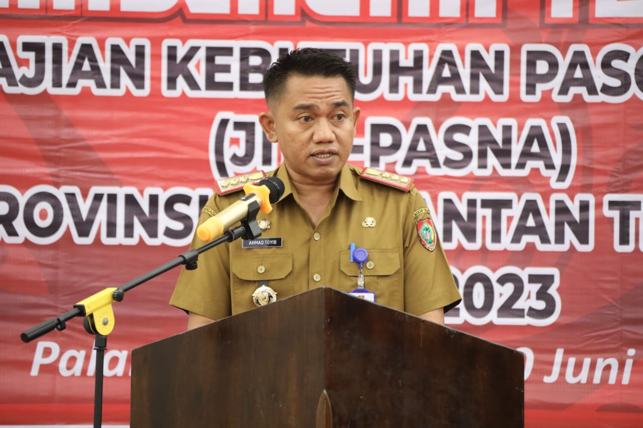 Sahli Herson B. Aden Buka Bimbingan Teknis Pengkajian Kebutuhan Pasca Bencana Provinsi Kalteng Tahun 2023