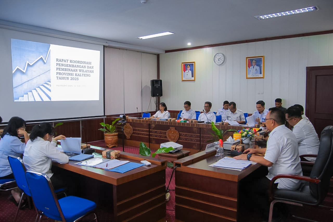 Pemprov Kalteng Gelar Rapat Tim Koordinasi Pengembangan dan Pembinaan Wilayah
