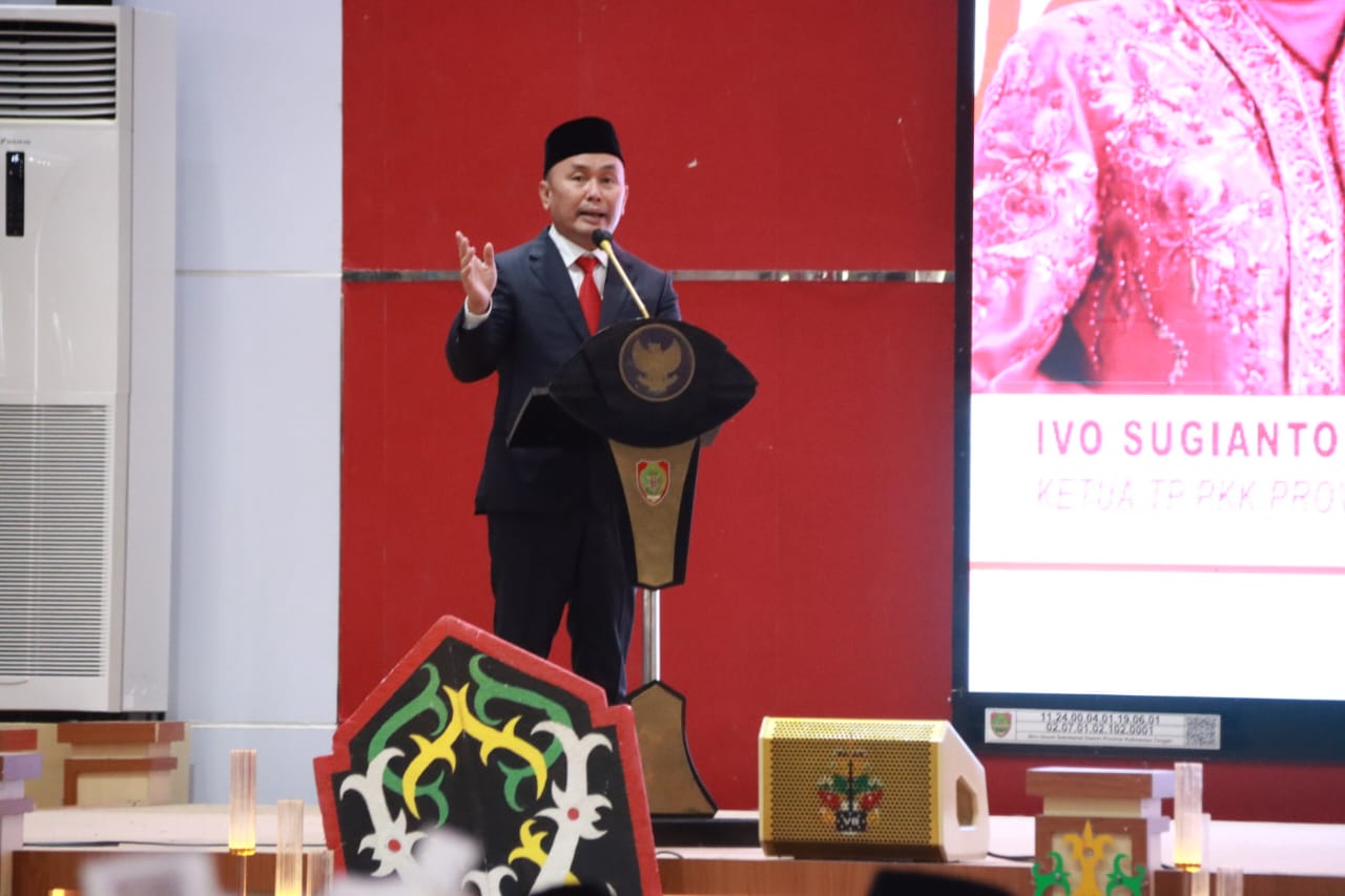 Gubernur Kalteng Sugianto Sabran Gelar Ramah Tamah dengan Para Pejuang/Veteran, Wredatama, Warakawuri, dan Pasukan Pengibar Bendera Pusaka